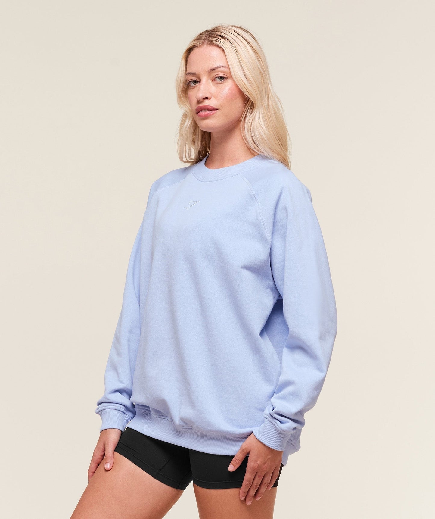 Gymshark Training Oversized Fleece Sweatshirt - Peri Blue