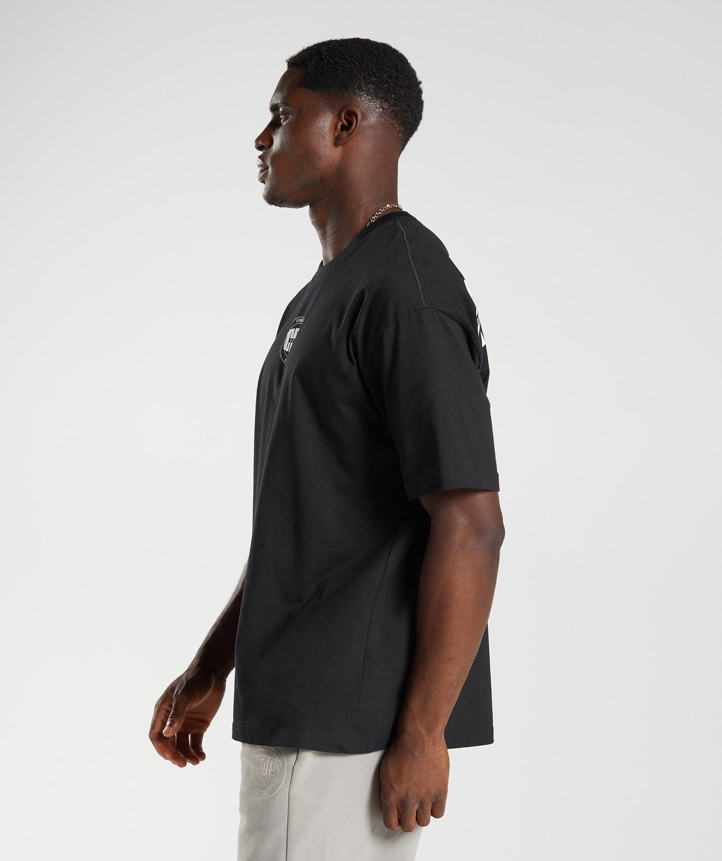 Gymshark GS10 Year Oversized T-Shirt - Black