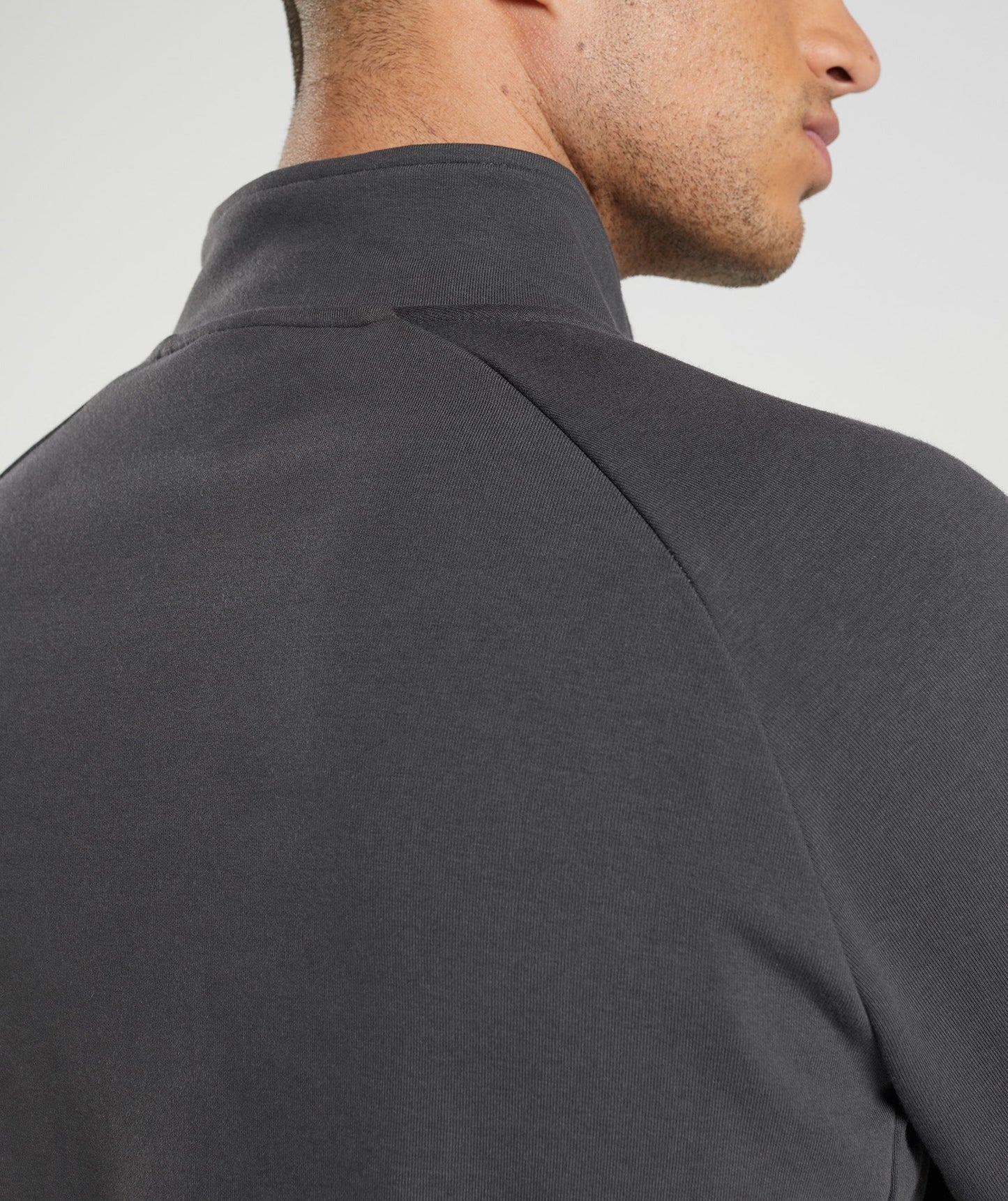Gymshark Rest Day 1/4 Zip - Onyx Grey
