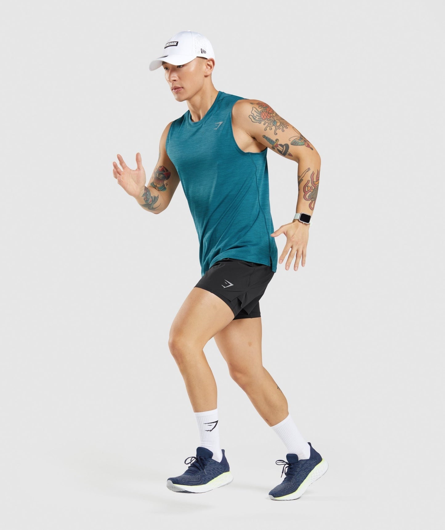 Gymshark Speed 5" 2 in 1 Shorts - Black