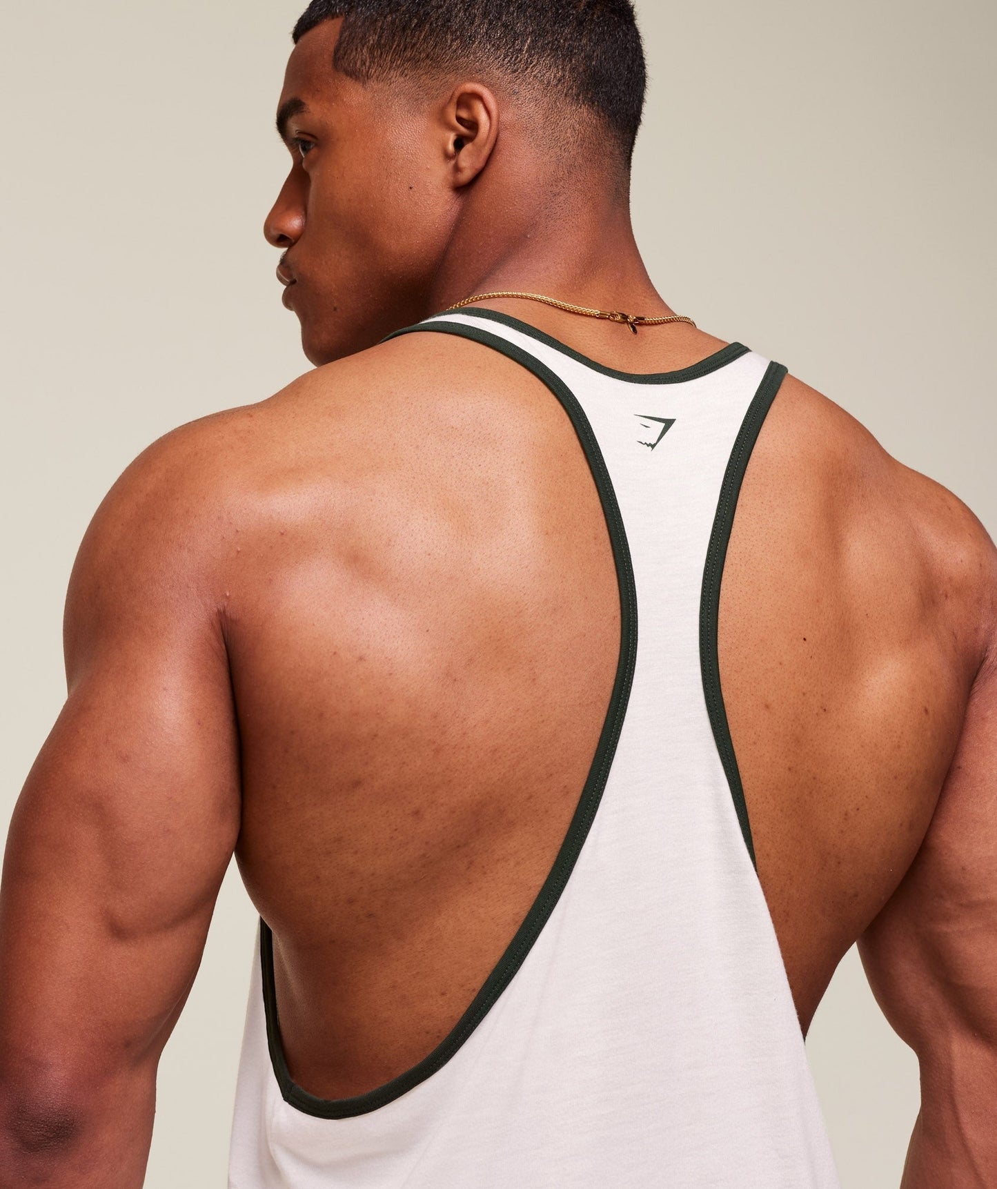 Gymshark GSLC Ringer Stringer - Soft White