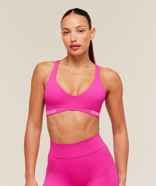 Gymshark Flex V4 Sports Bra - Super-Set Pink
