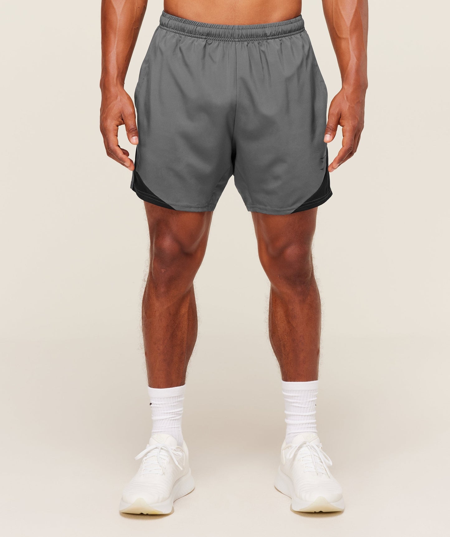Gymshark Arrival Block 6" Shorts - Dark Grey