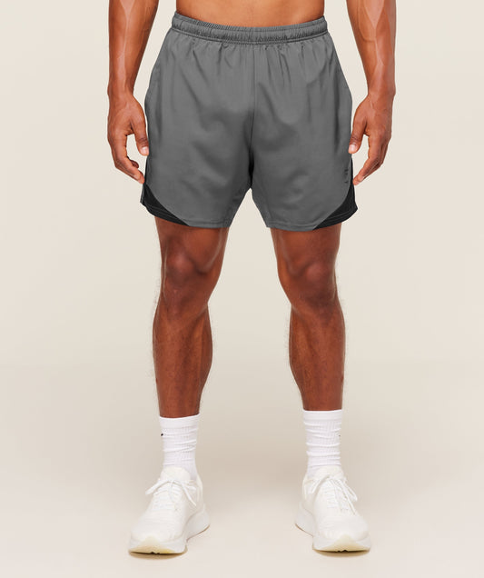 Gymshark Arrival Block 6" Shorts - Dark Grey