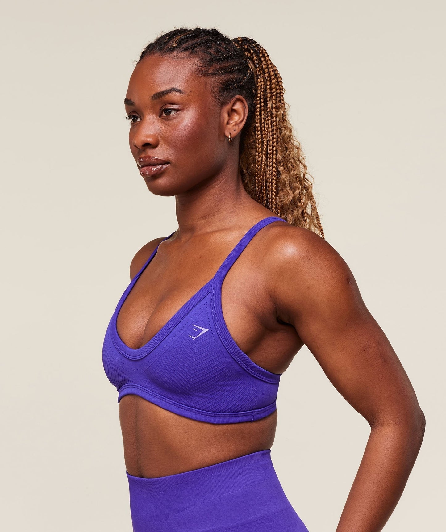 Gymshark Energise Seamless Sports Bra - Cobalt Purple