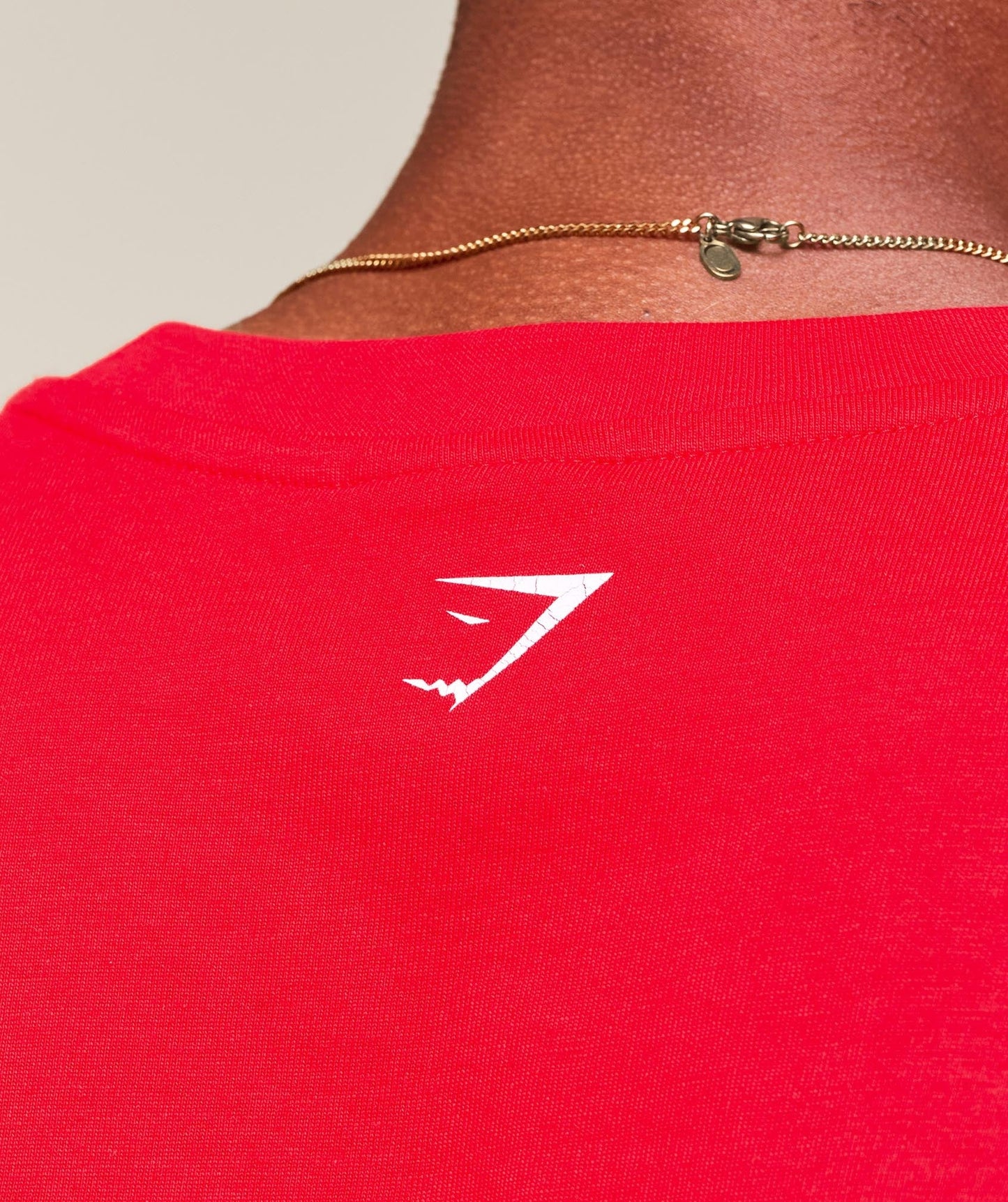 Gymshark Worn Graphic T-Shirt - Athletic Red