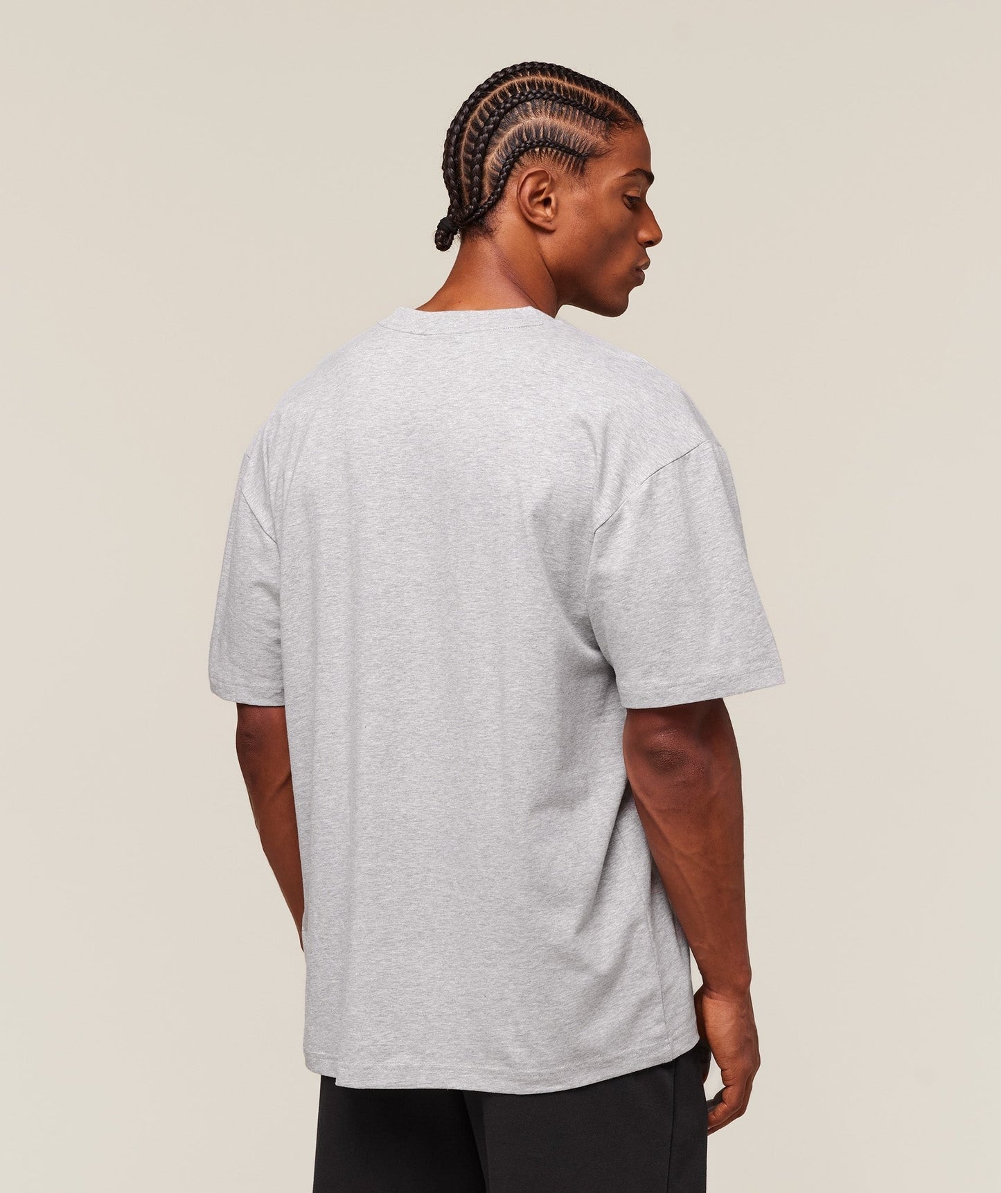 Gymshark Apollo Oversized T-Shirt - Light Grey Marl