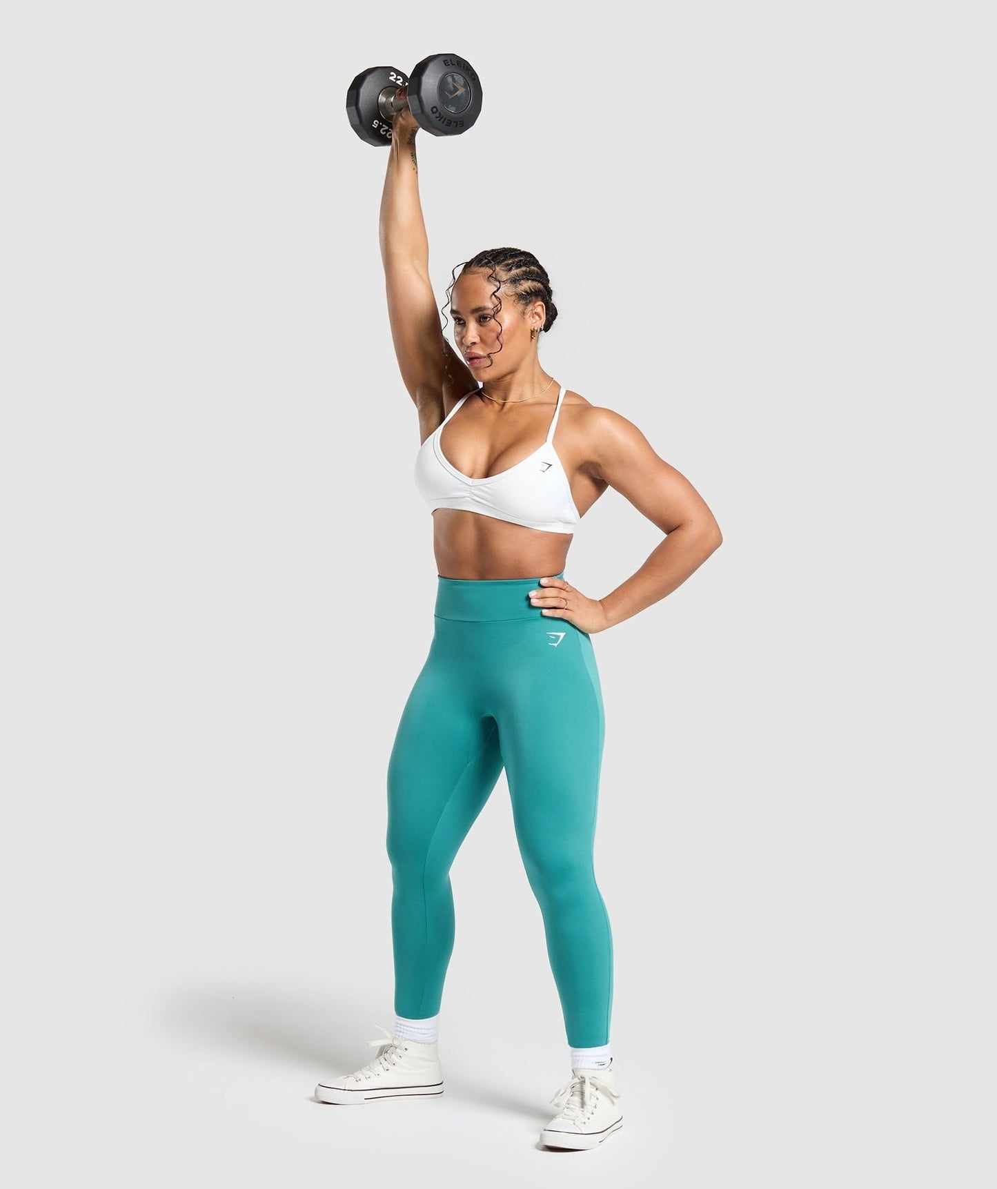 Gymshark Reps Short Leggings - Bondi Teal
