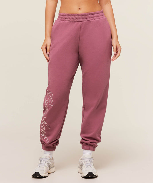 Gymshark All Seasons Graphic Joggers - Reset Pink