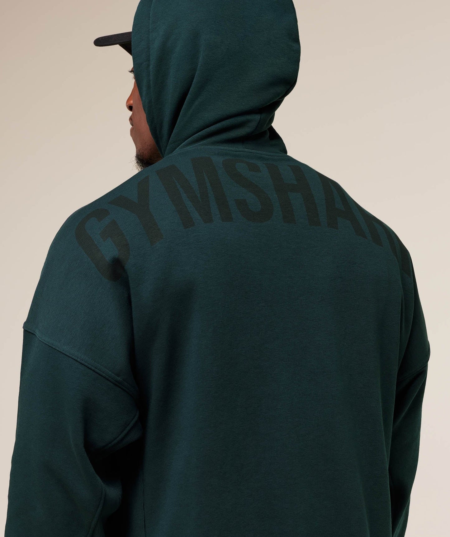 Gymshark Power Oversized Hoodie - Deep Petrol Blue