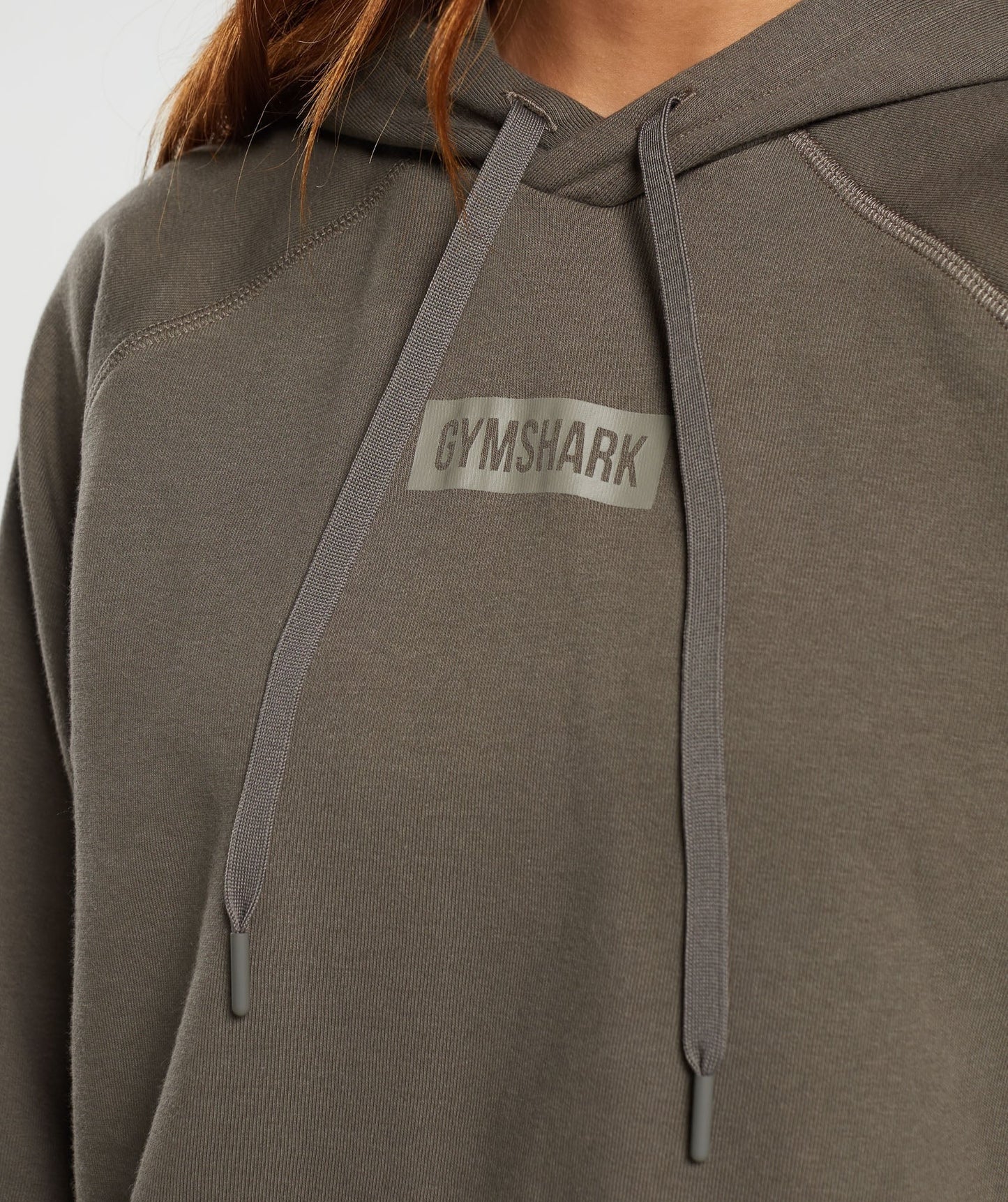 Gymshark Block Oversized Hoodie - Camo Brown