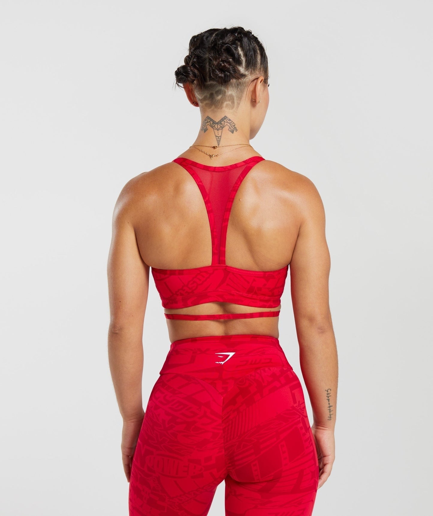 Gymshark GS Power Strappy Sports Bra - Zesty Red