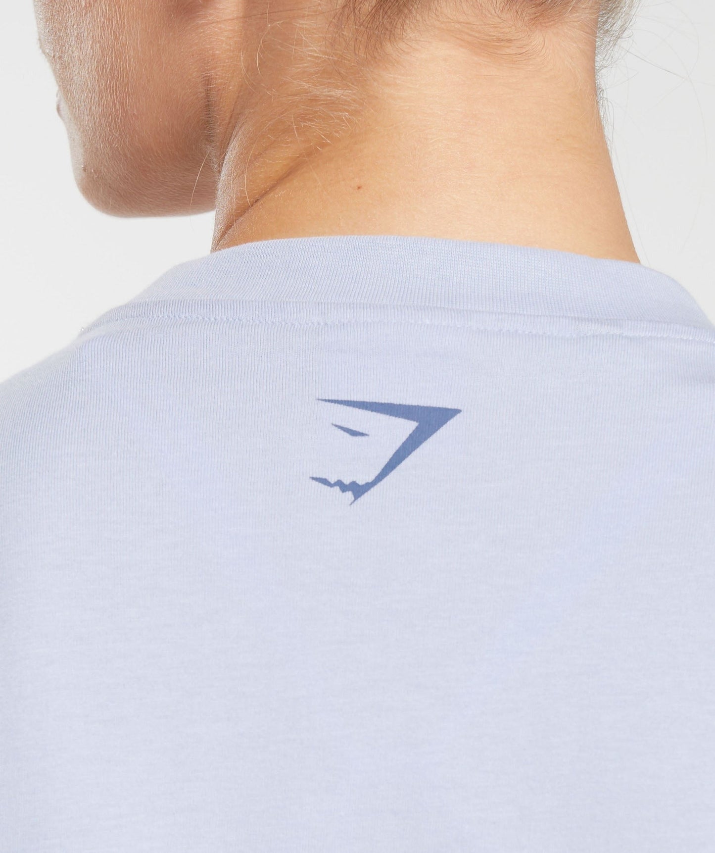 Gymshark Love Hearts Oversized T-Shirt - Silver Lilac