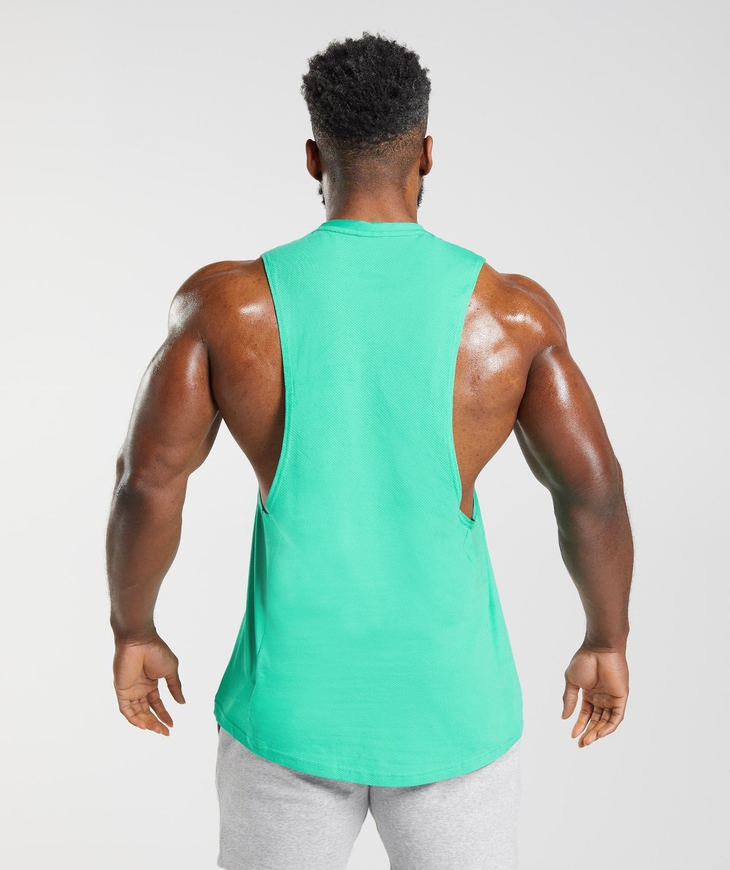 Gymshark React Drop Arm Tank - Tropic Green