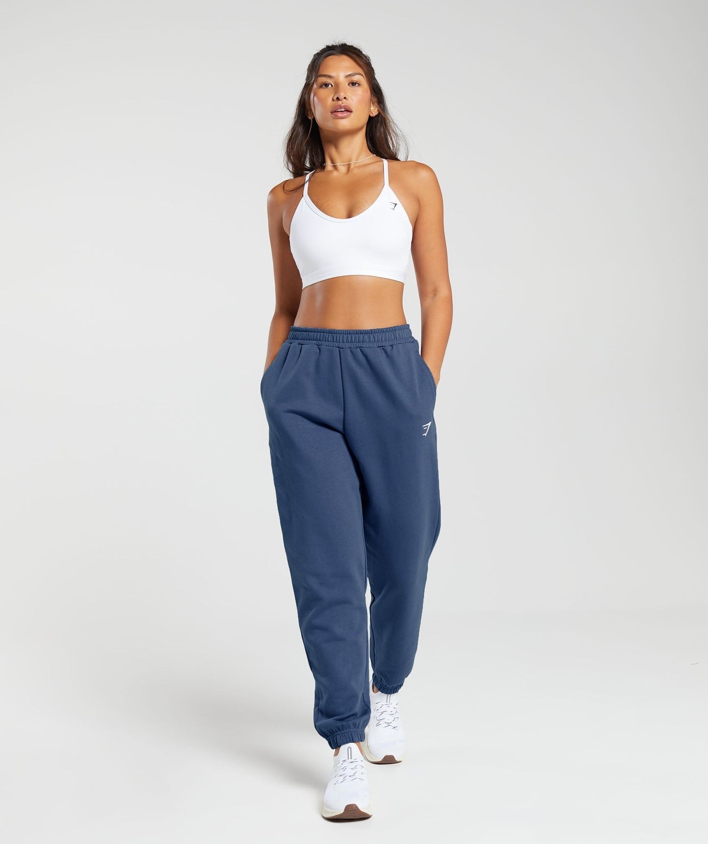 Gymshark Training Regular Fleece Joggers - Ash Blue