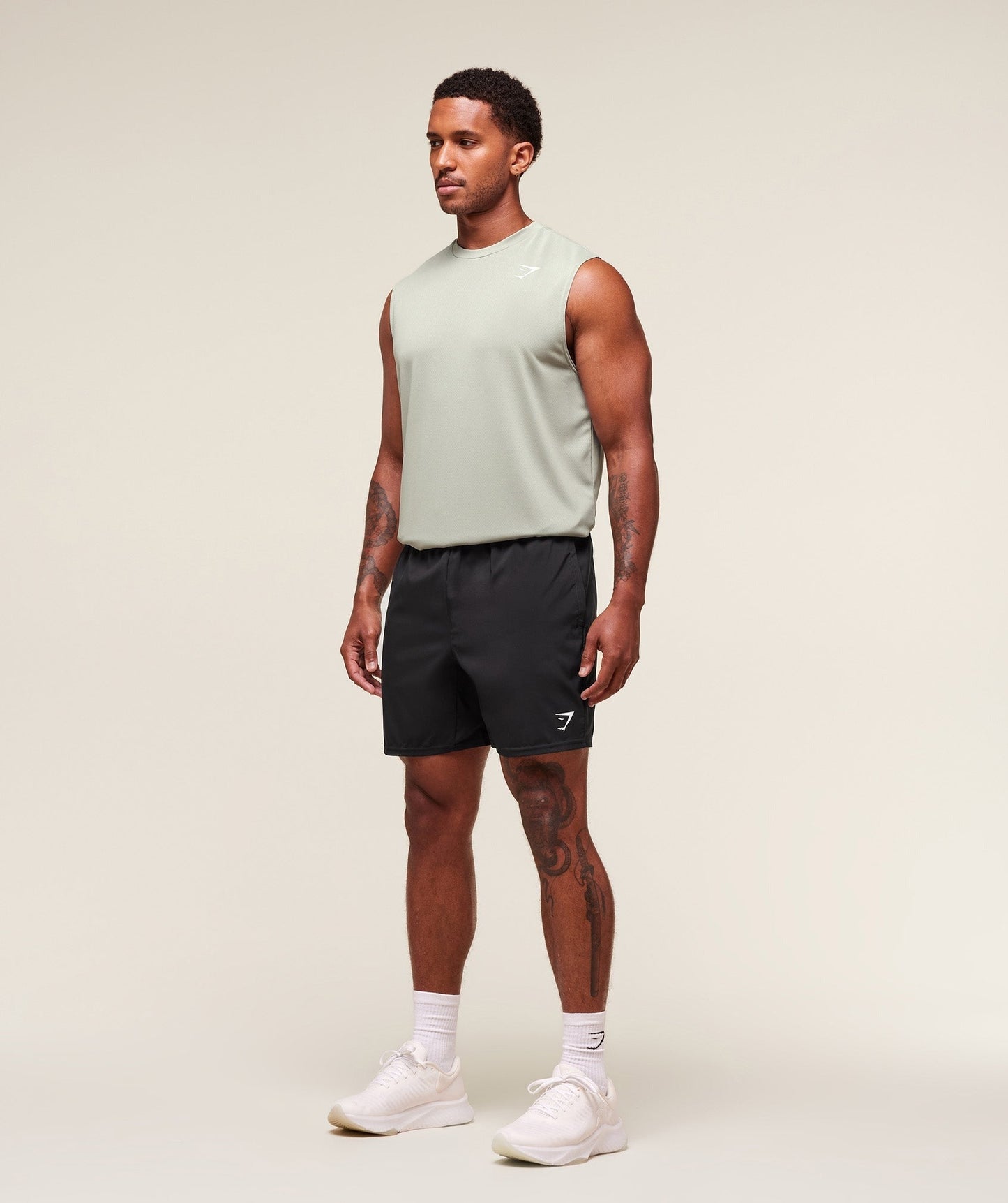 Gymshark Arrival Oversized Tank - Stone Grey