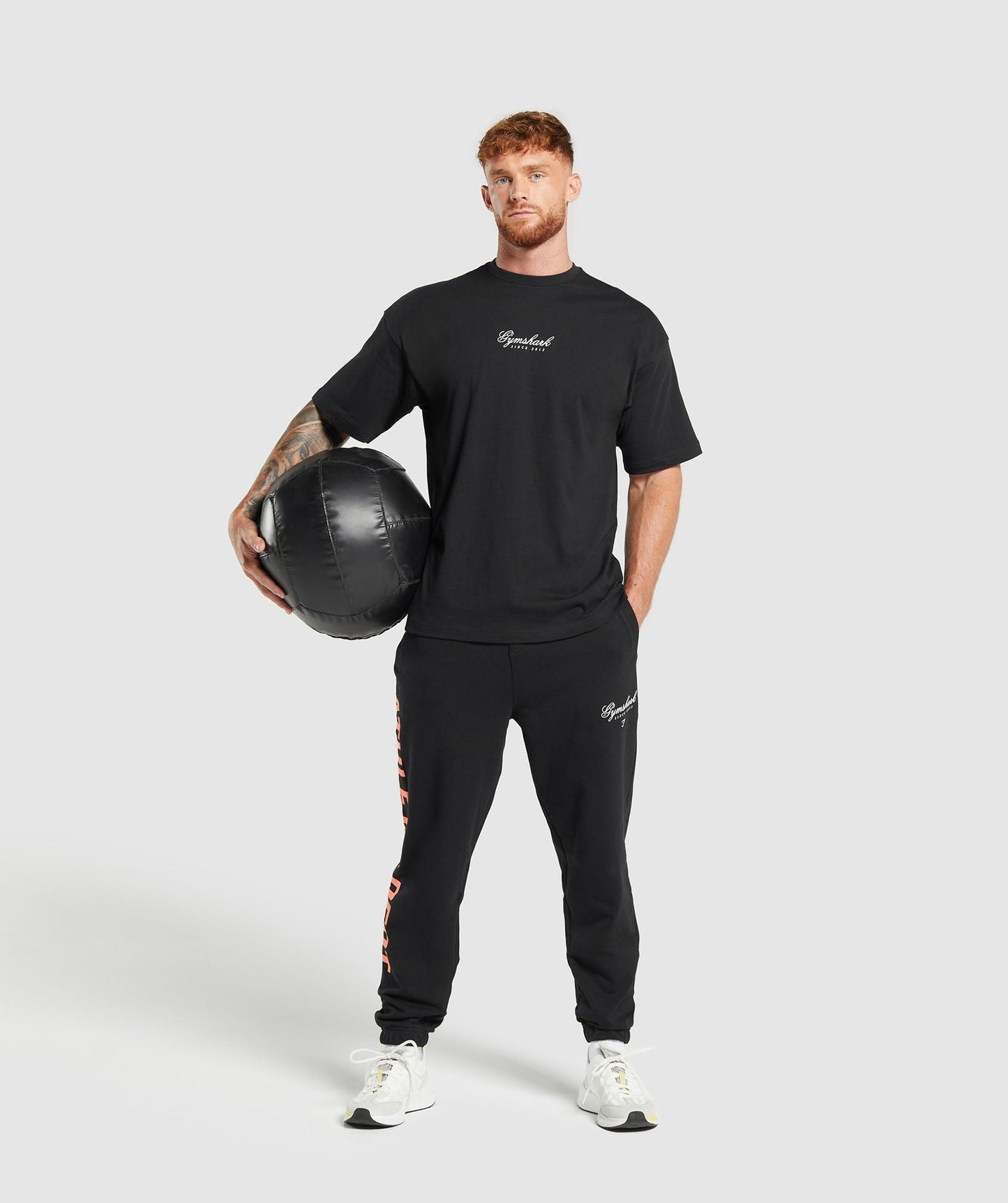 Gymshark Athletic Department T-Shirt - Black