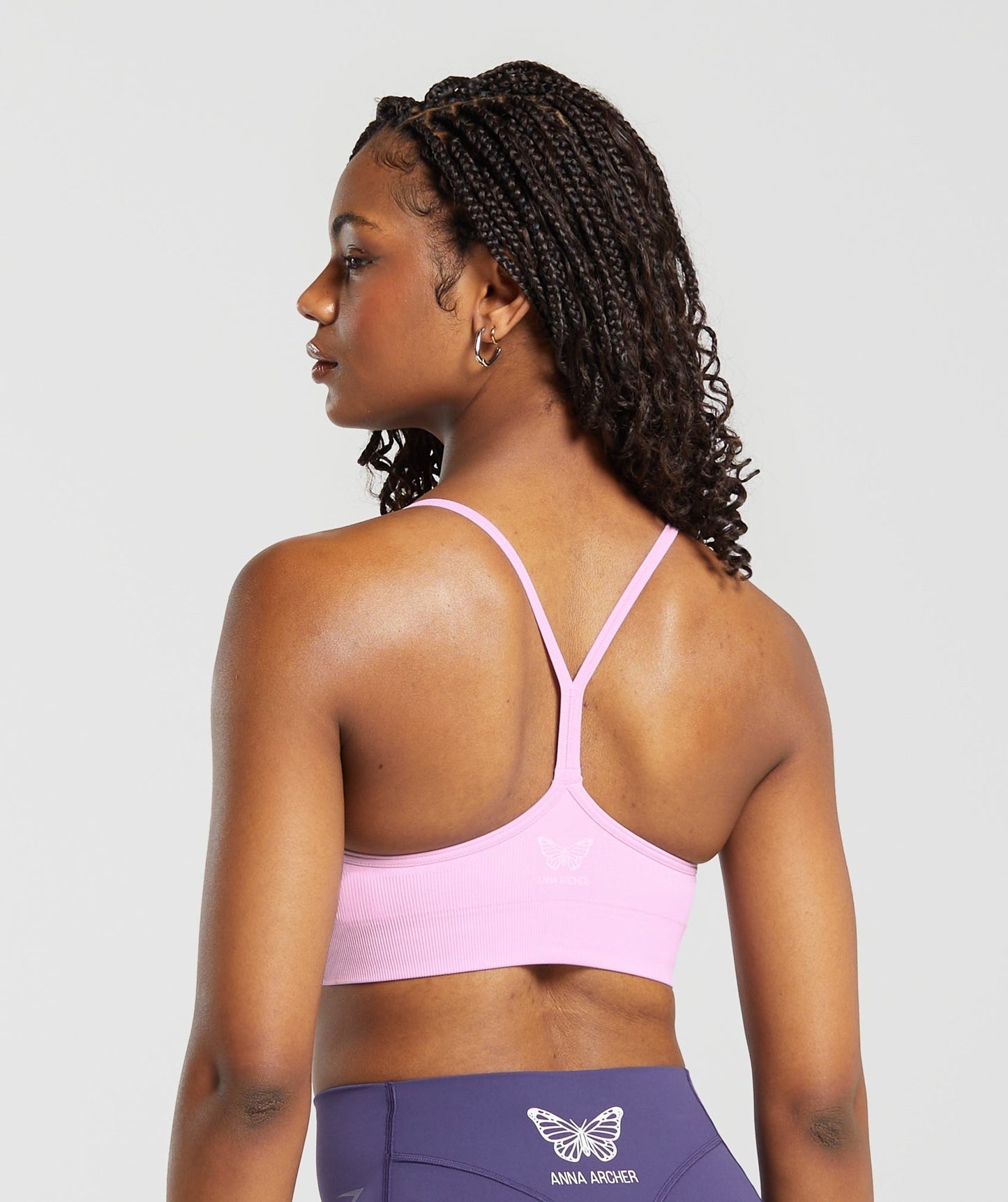 Gymshark GS x Anna Sports Bra - Lilac Pink