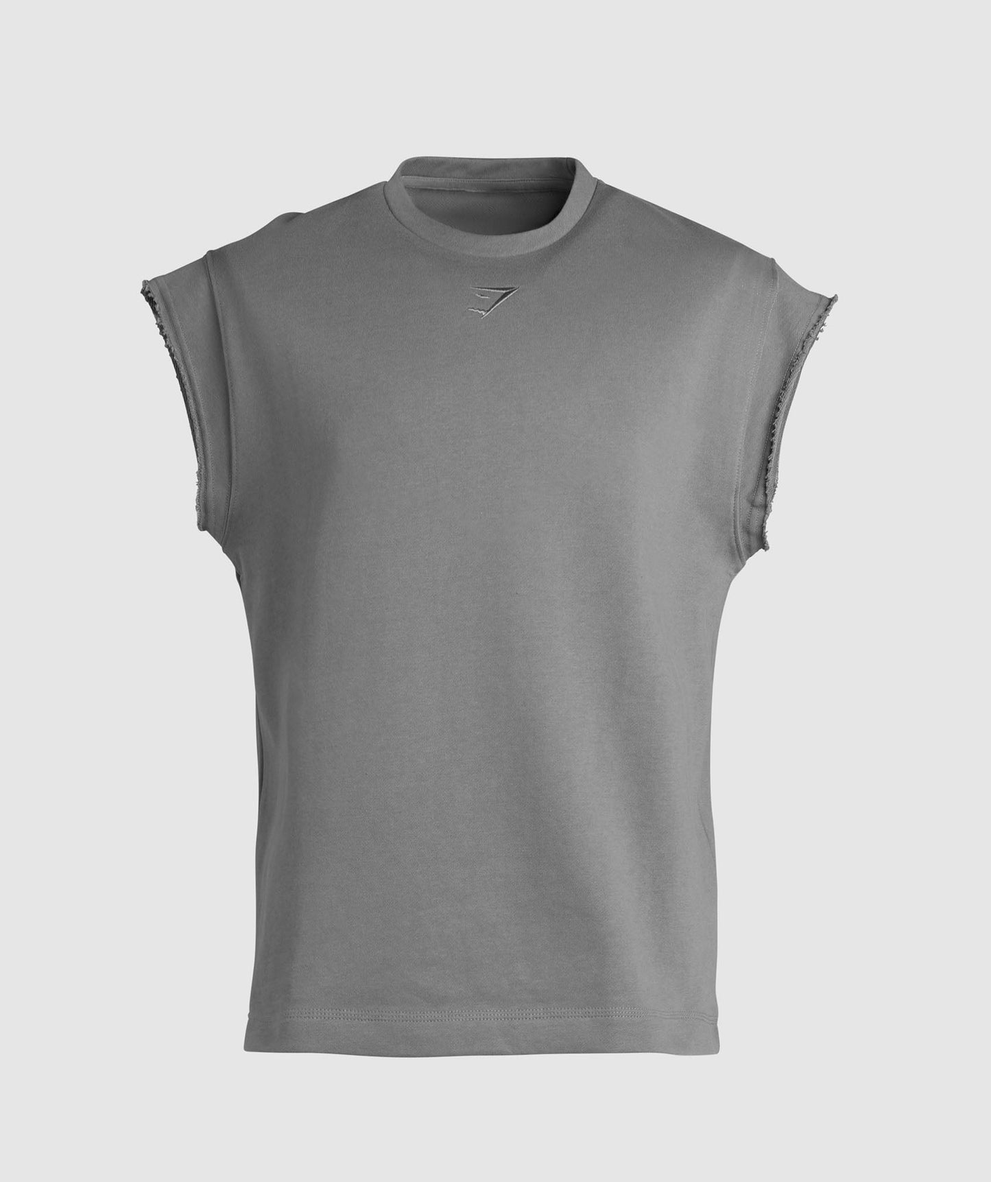 Gymshark Super Natural Cut Off Tank - Brushed Grey