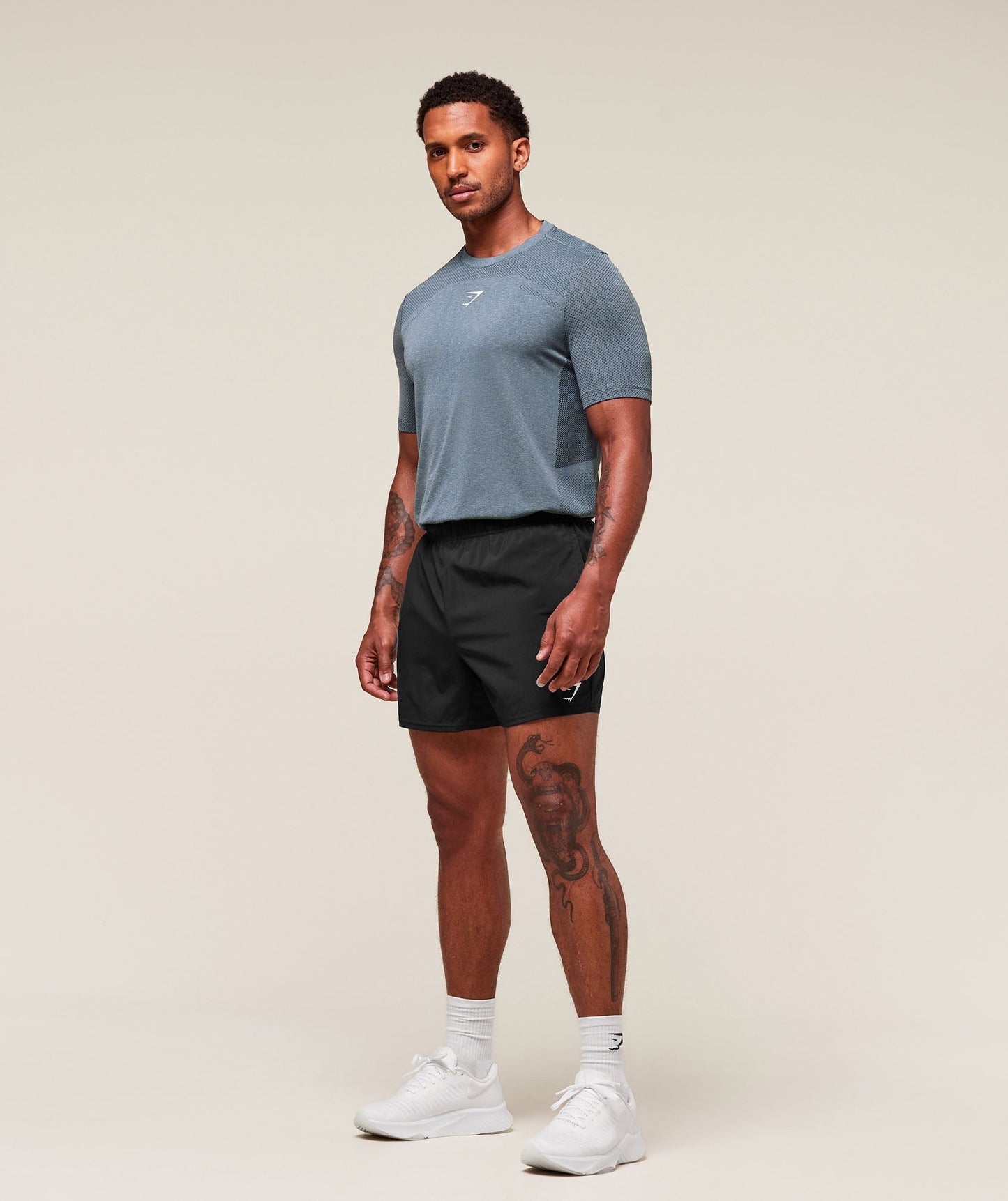 Gymshark Lightweight Seamless T-Shirt - Classic Blue/Success Blue
