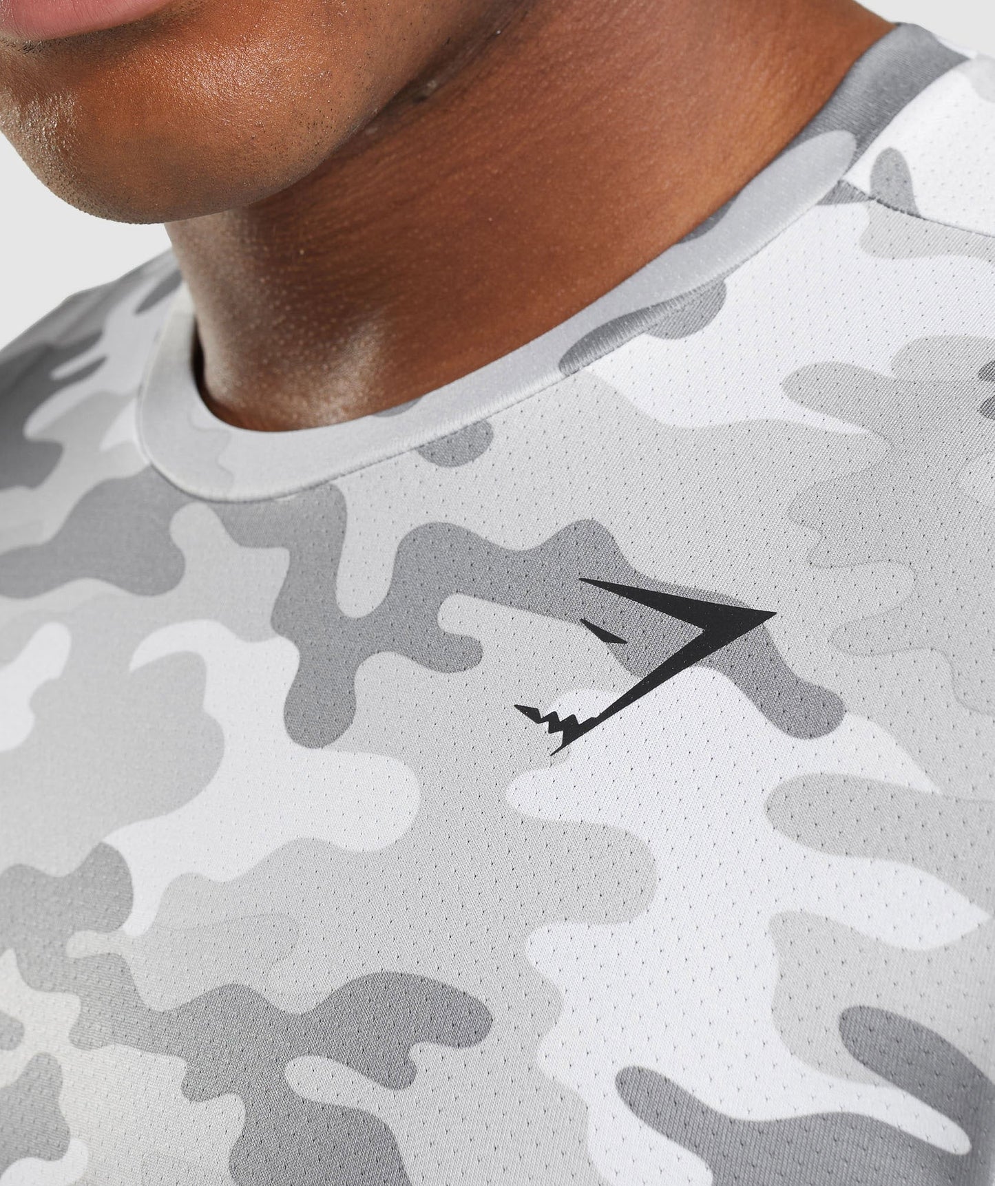 Gymshark Arrival T-Shirt - Light Grey Camo