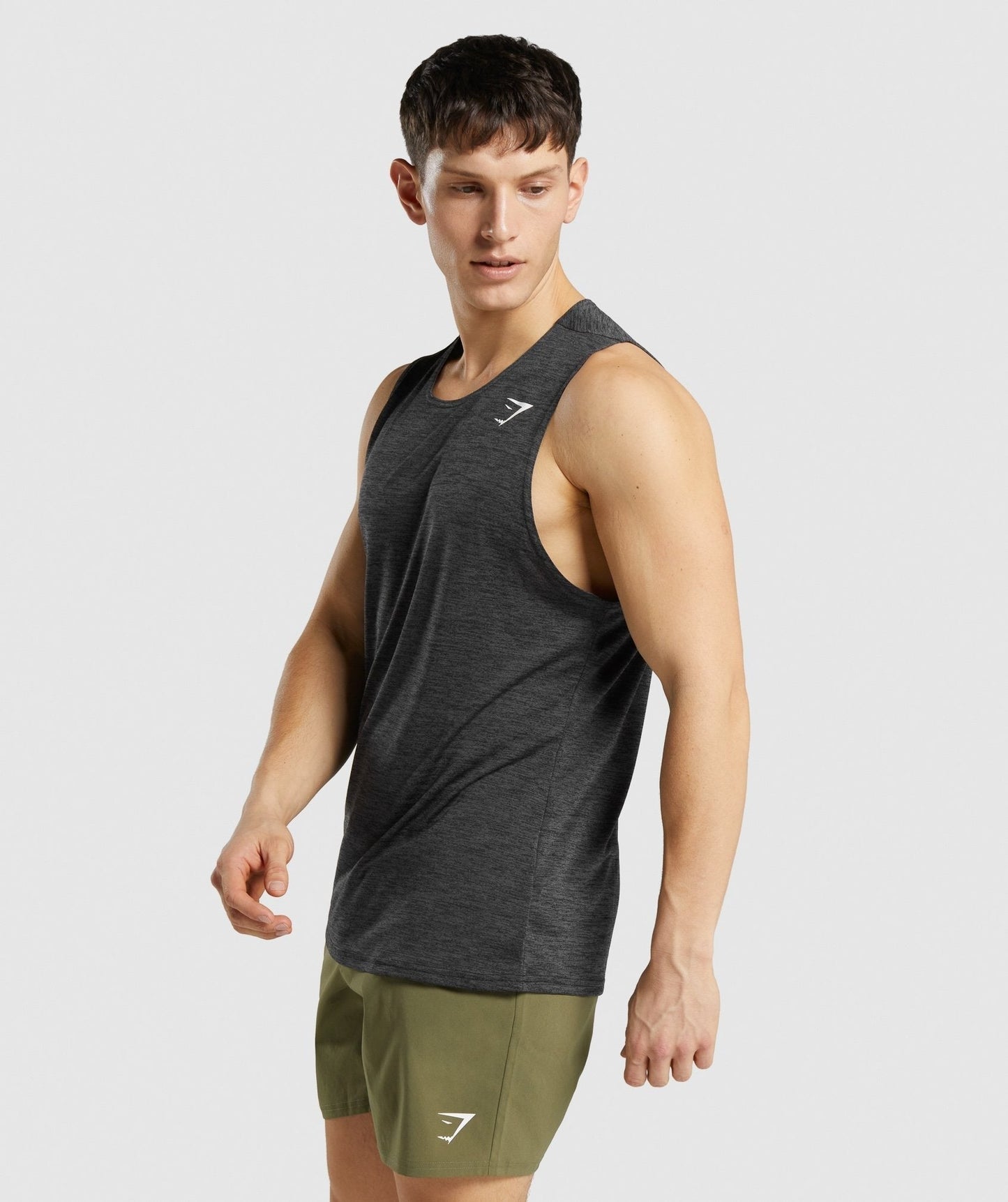 Gymshark Arrival Marl Tank - Black