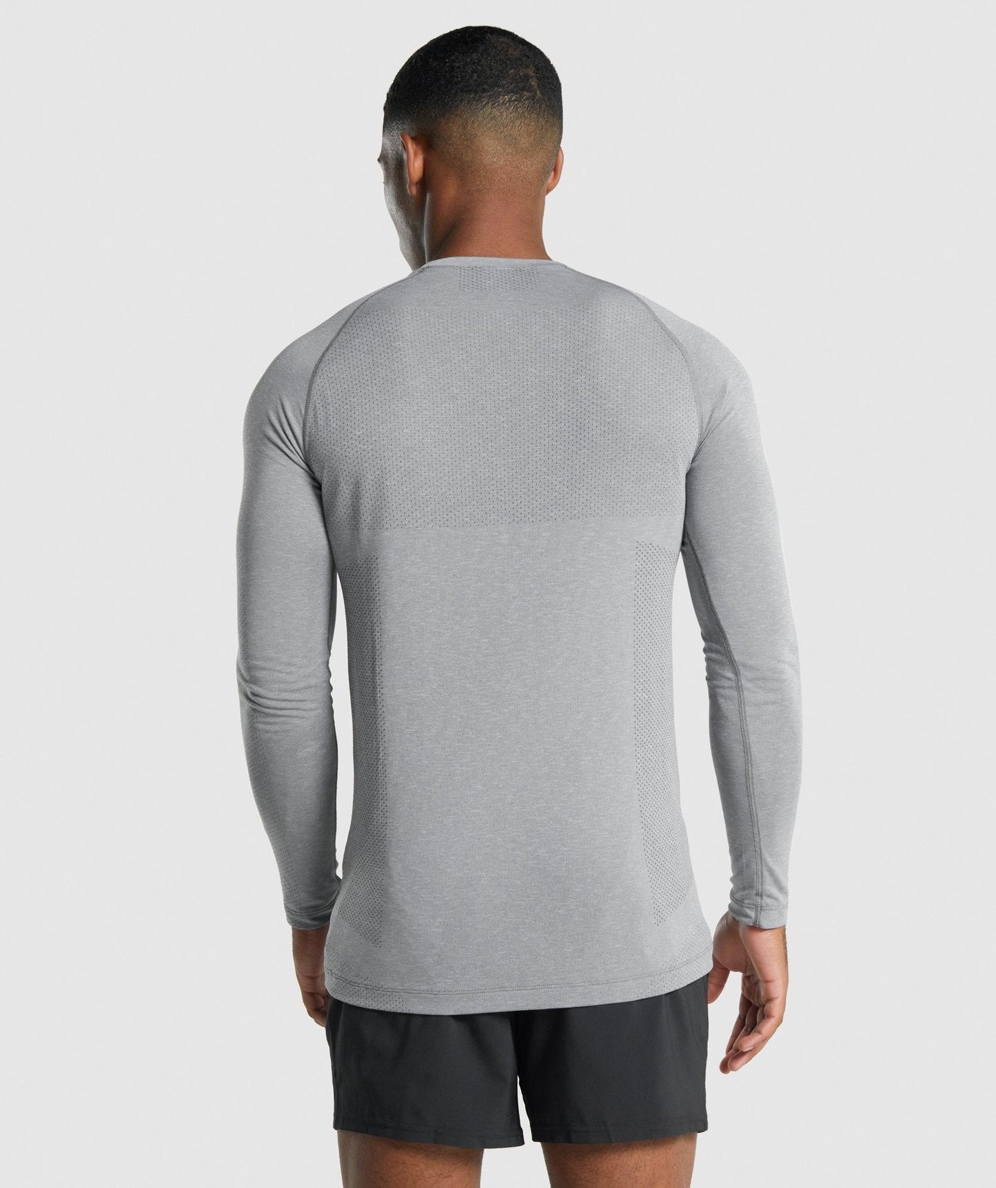 Gymshark Vital Light Long Sleeve T-Shirt - Charcoal Marl