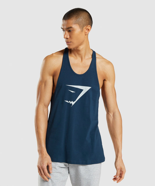 Gymshark Sharkhead Infill Stringer - Navy