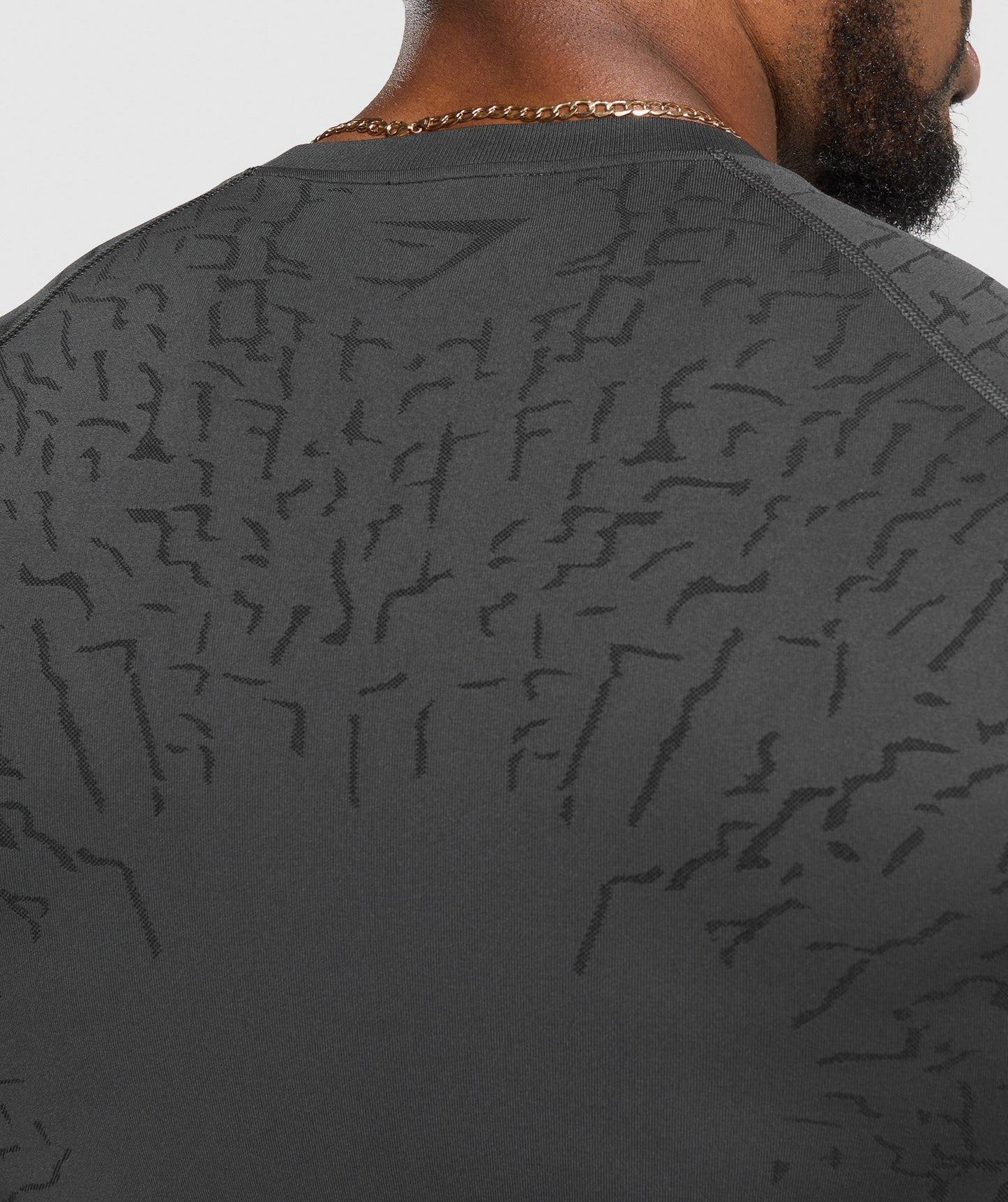 Gymshark Tectonic Seamless T Shirt - Asphalt Grey/Black