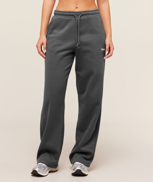 Gymshark Cosy Luxe Straight Leg Regular Joggers - Grey