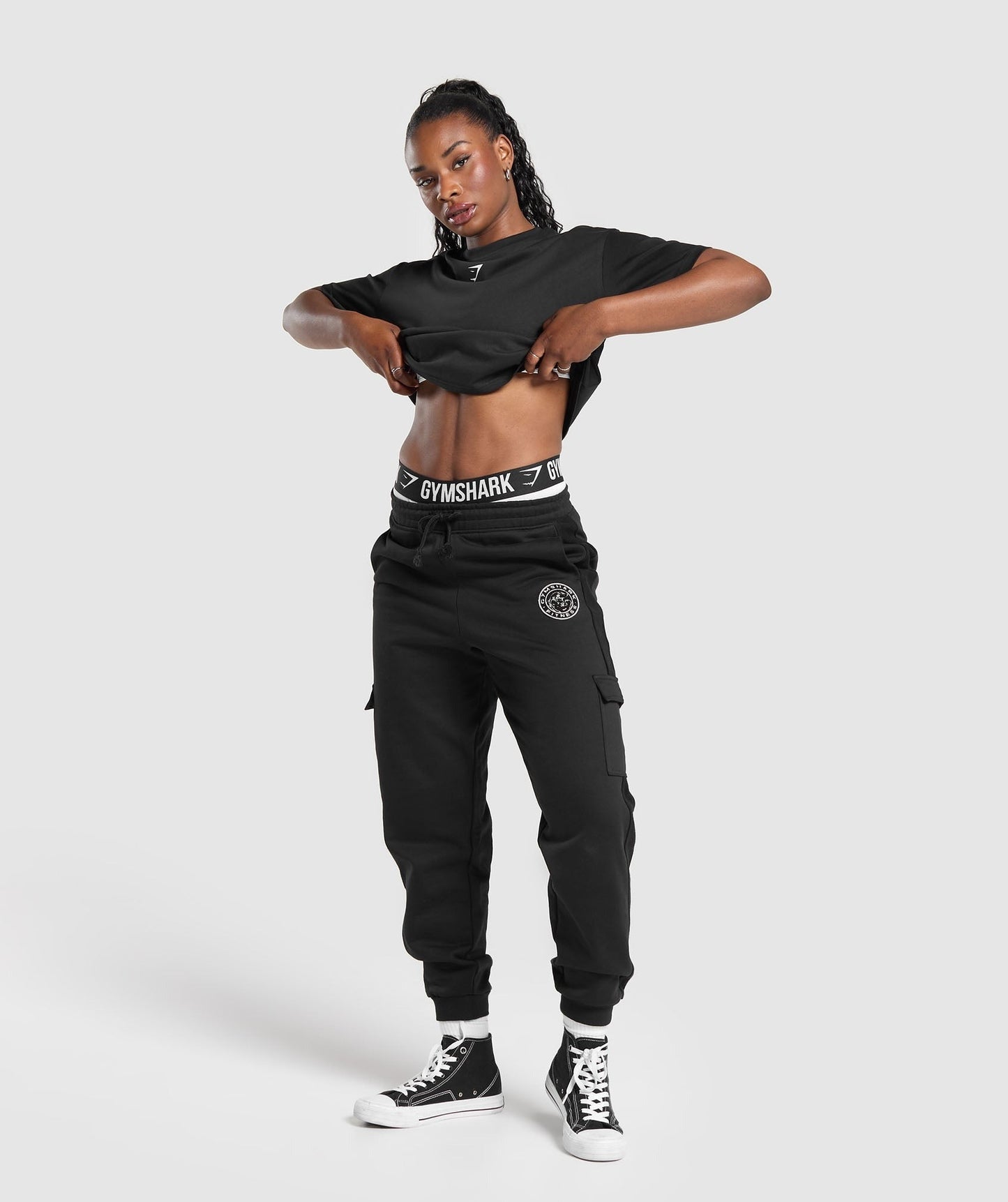 Gymshark GS Power Oversized T-Shirt - Black