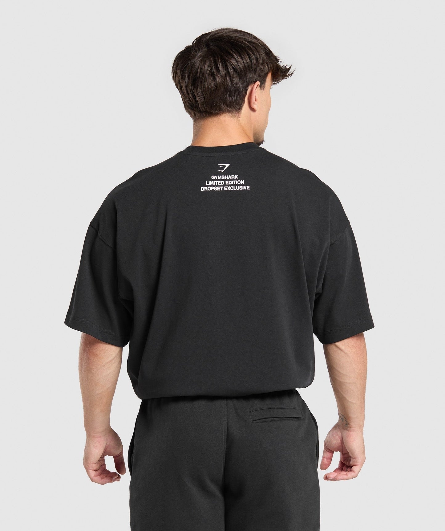 Gymshark David Bootleg Graphic T-Shirt - Black