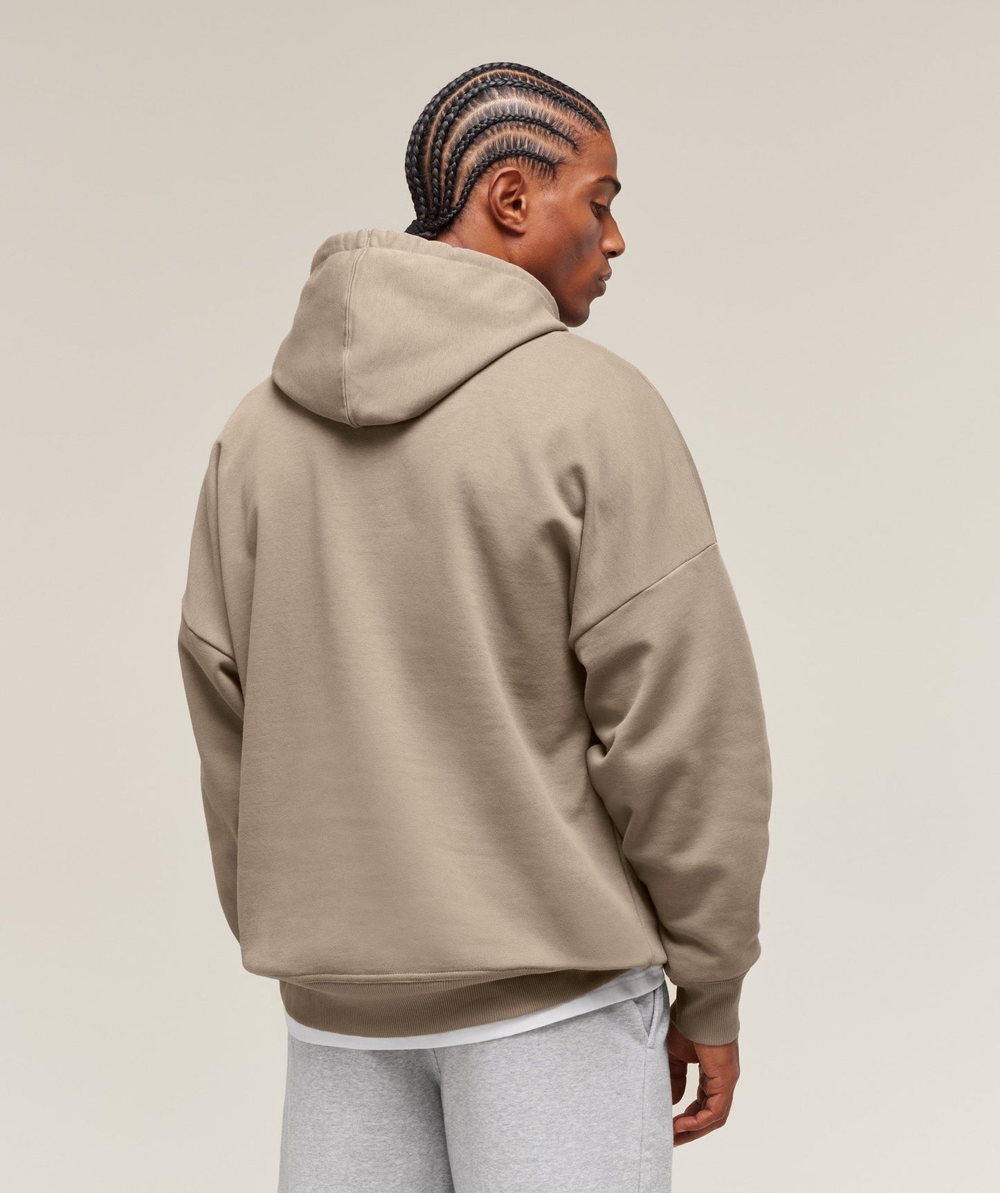 Gymshark Crest Oversized Hoodie - Lifestyle Brown