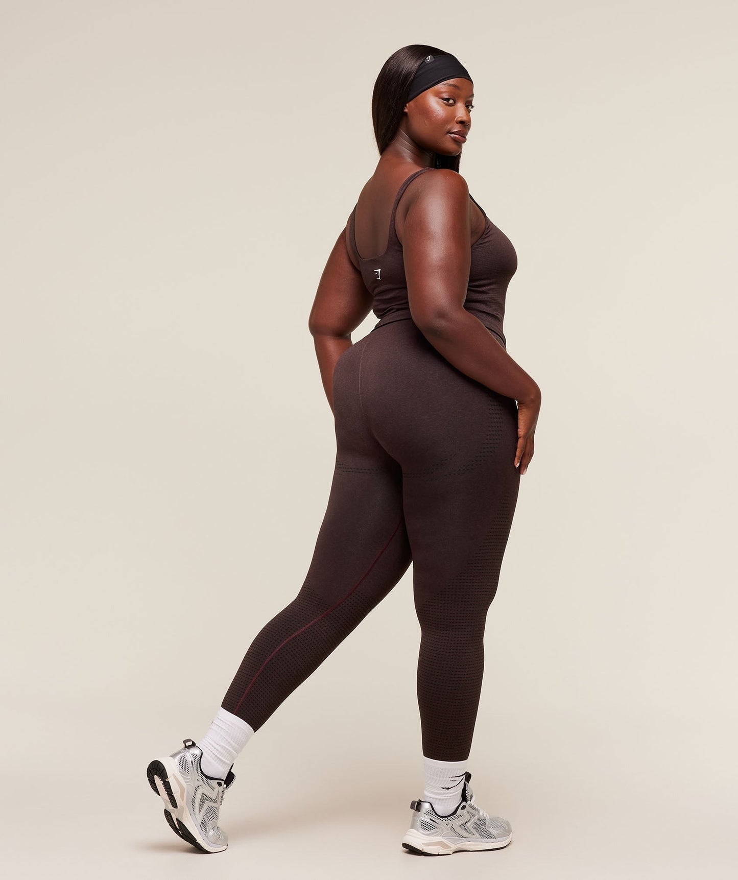Gymshark Vital Seamless 2.0 Leggings - Rich Maroon/Marl