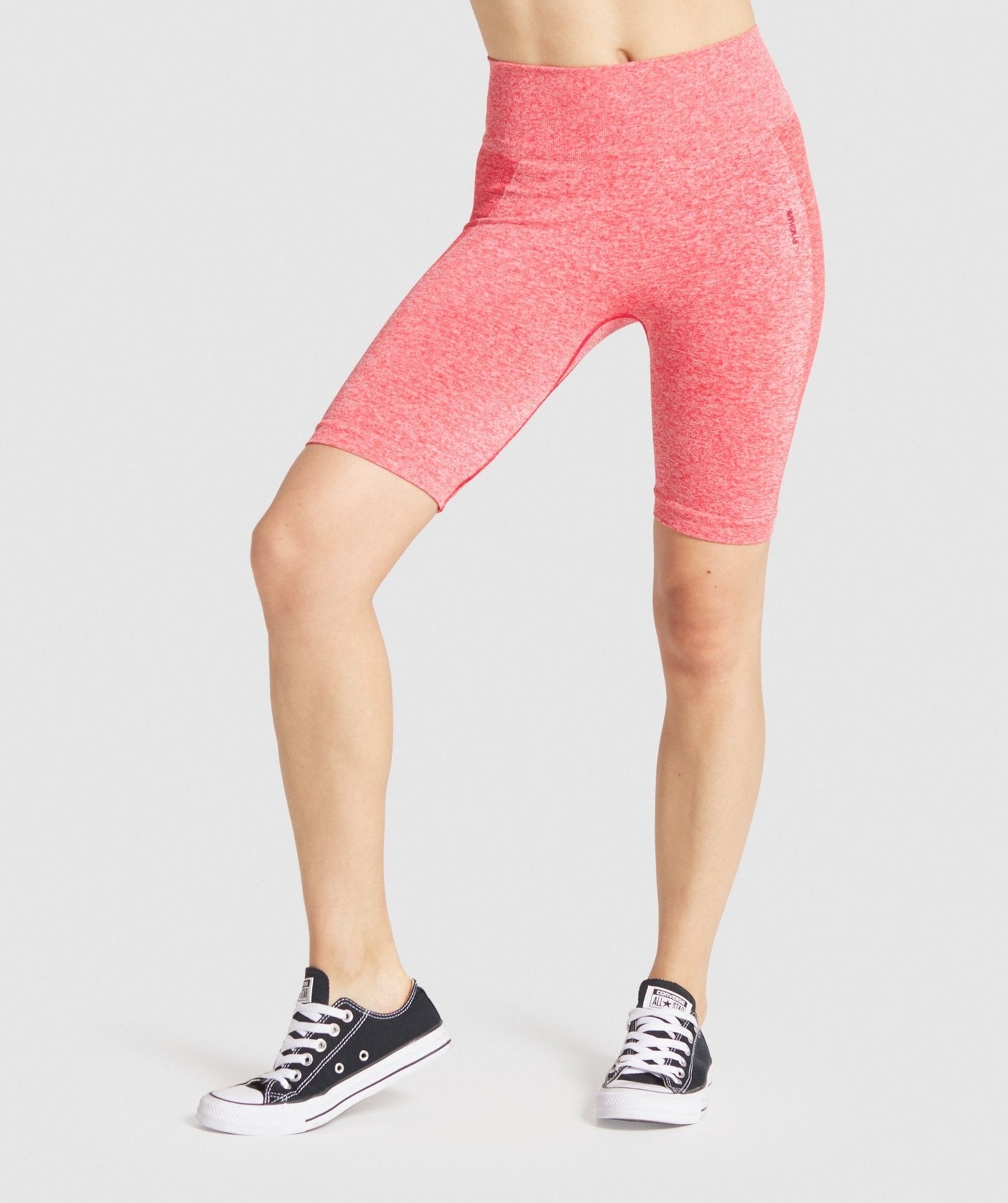 Gymshark Flex Cycling Shorts - Red Marl/Claret