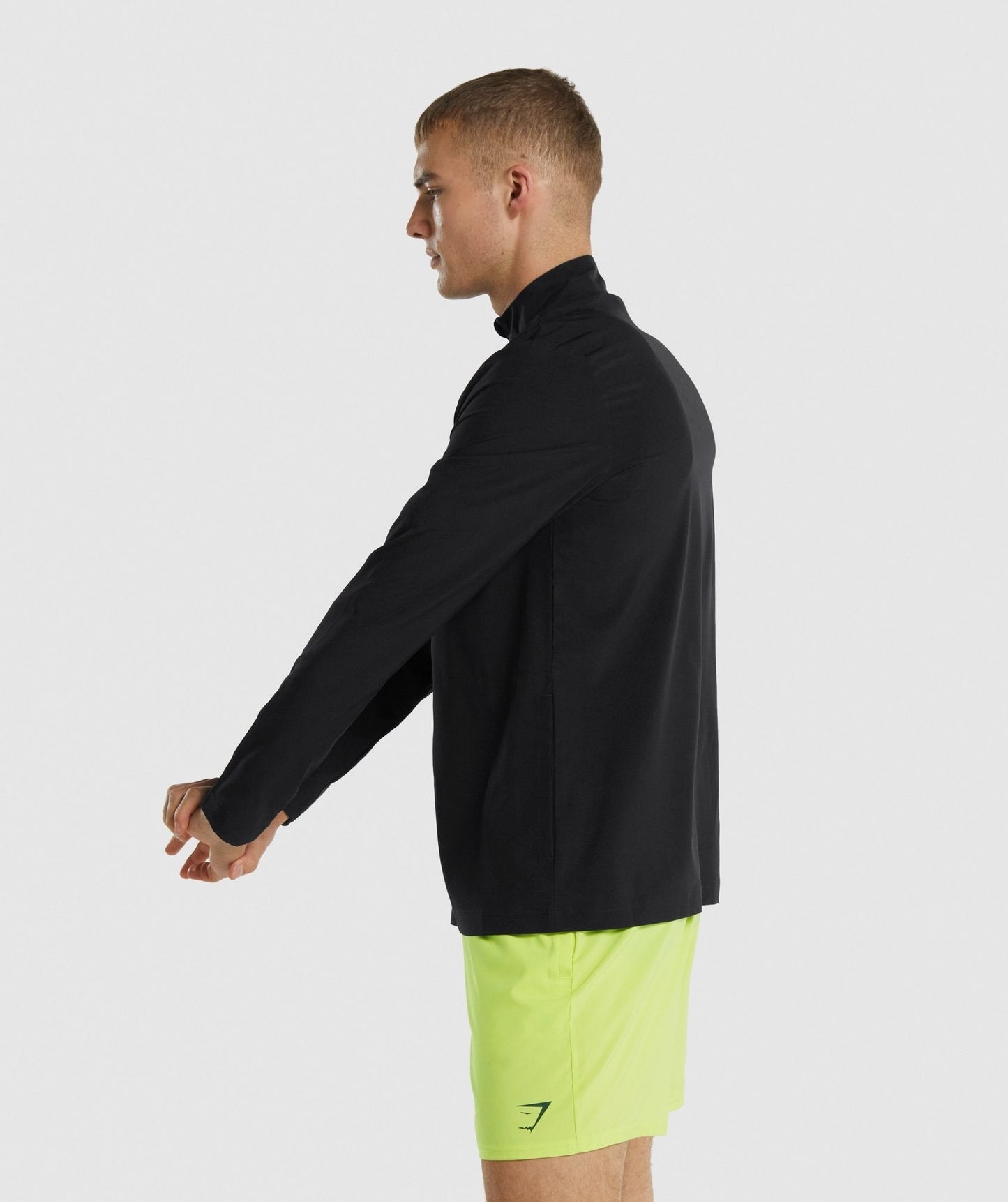 Gymshark Arrival Woven Full Zip Jacket - Black