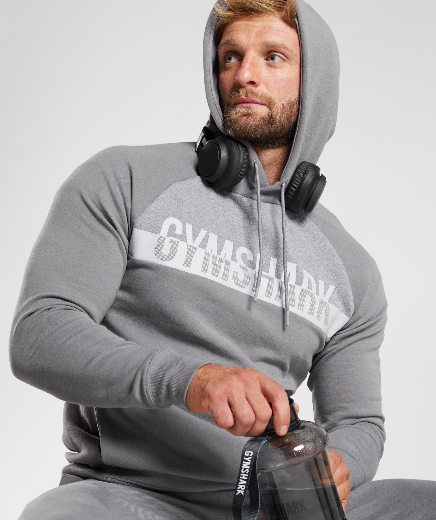 Gymshark Bold React Hoodie - Coin Grey