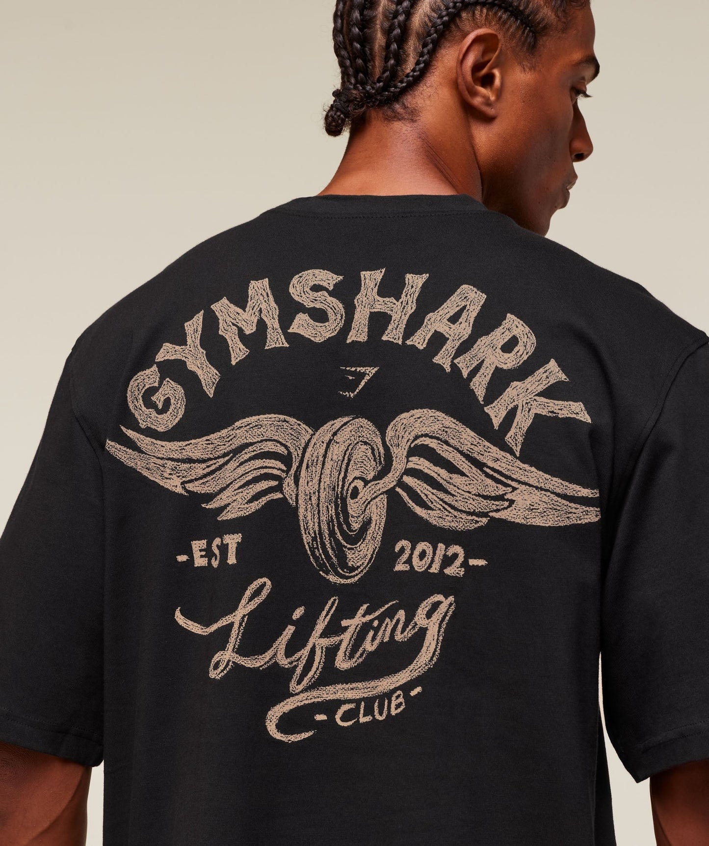 Gymshark Flying Weights T-Shirt - Black