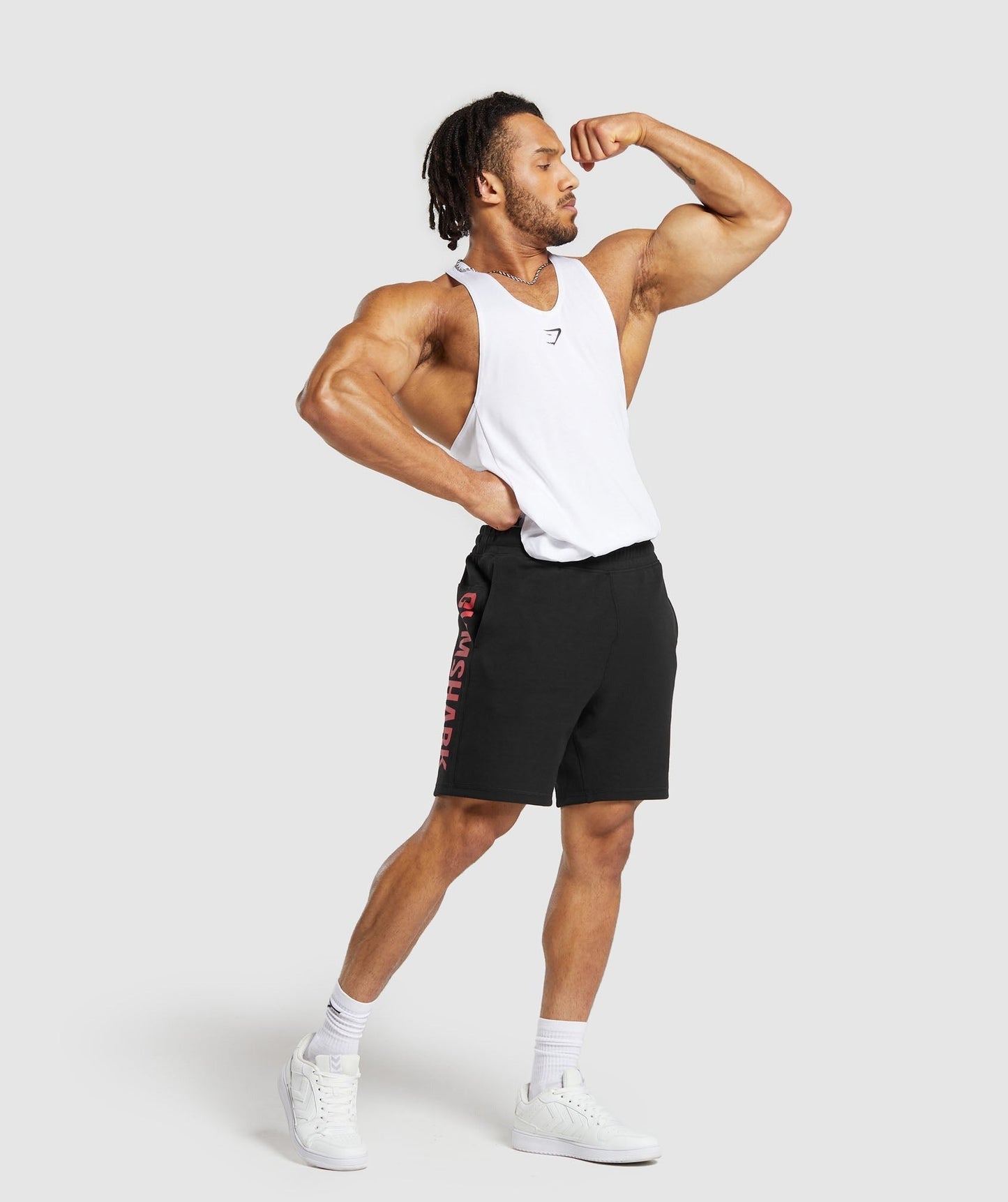 Gymshark Impact Shorts - Black/Vivid Red