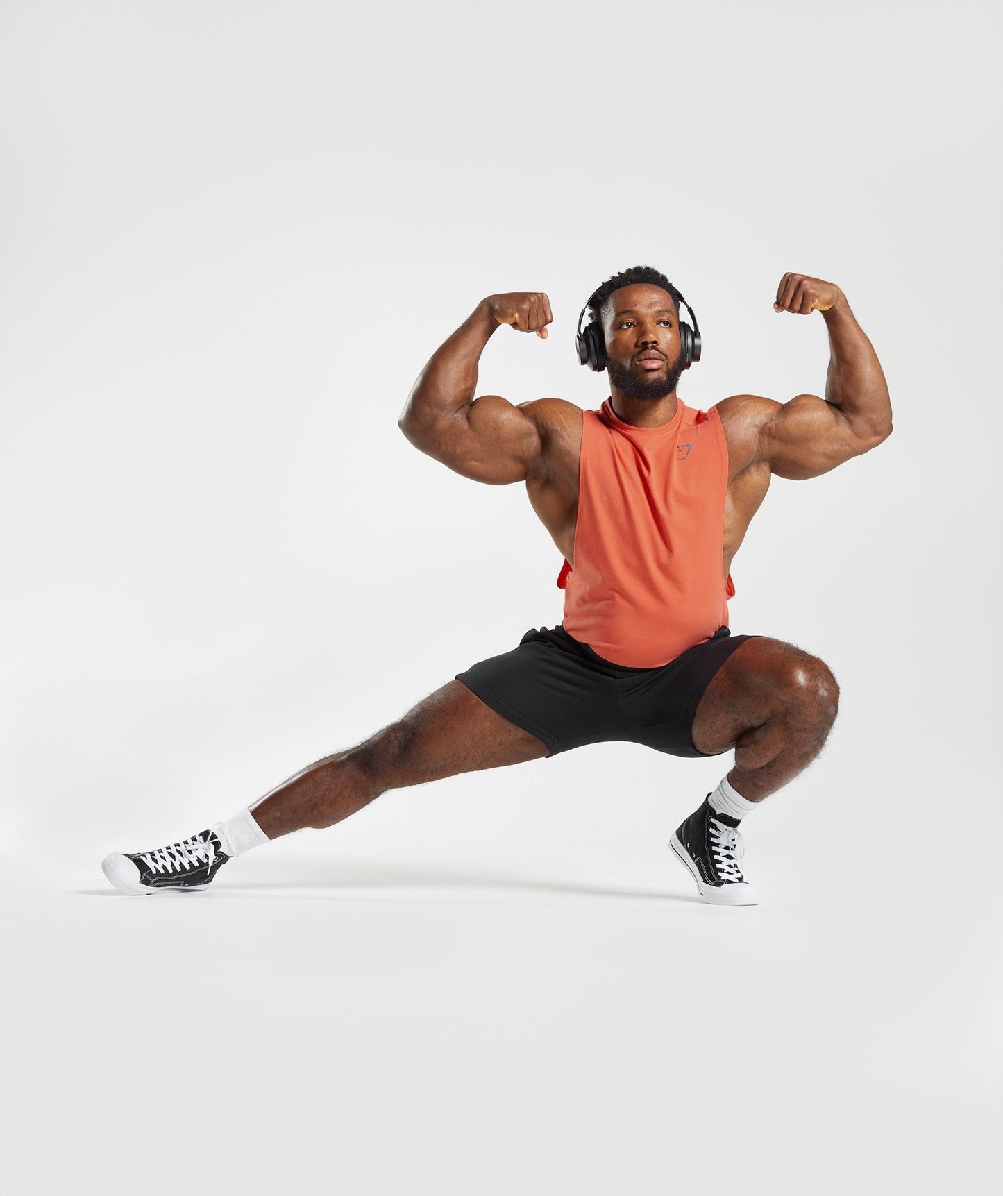 Gymshark Bold Drop Arm Tank - Aerospace Orange