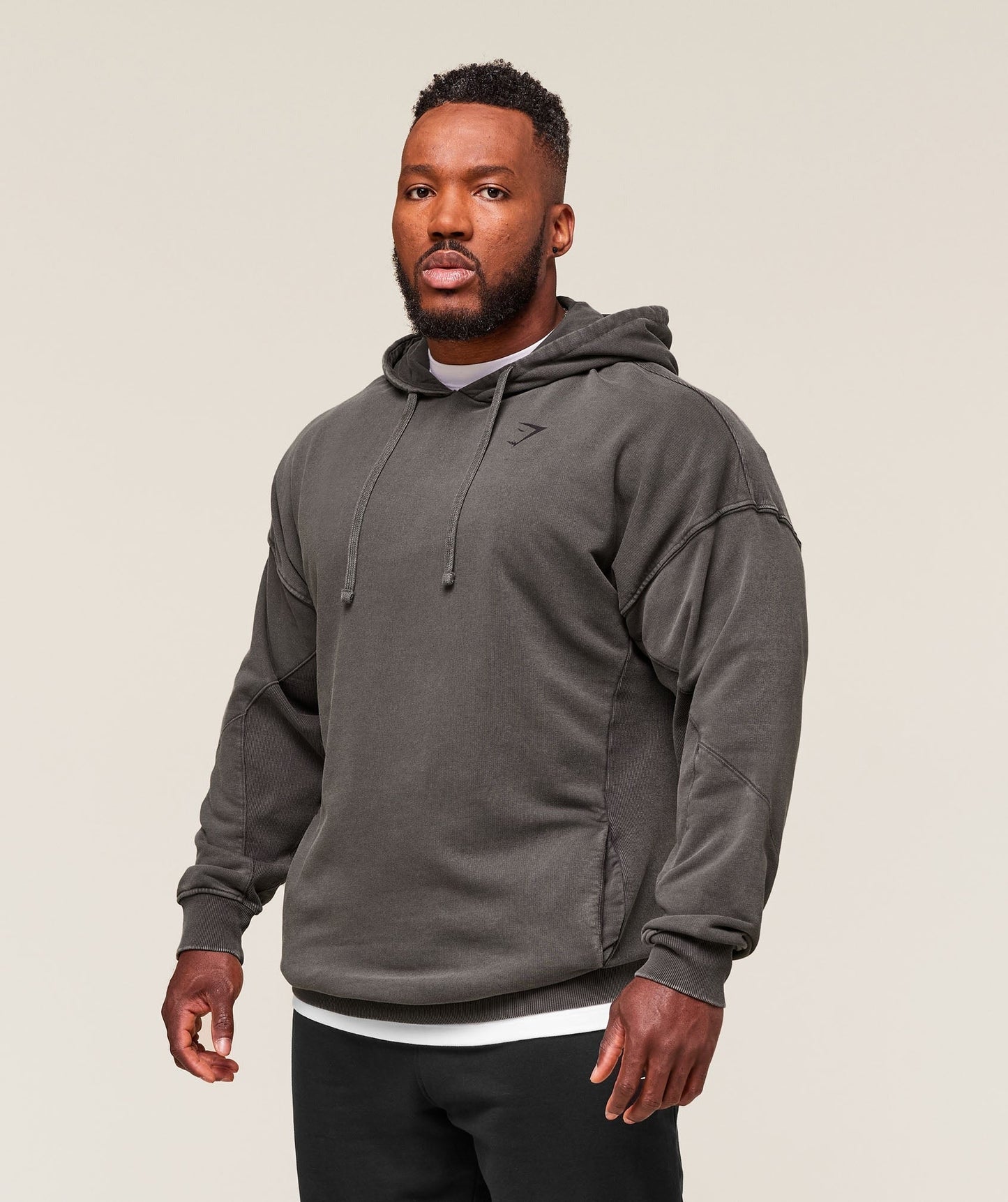 Gymshark Power Washed Hoodie - Grey