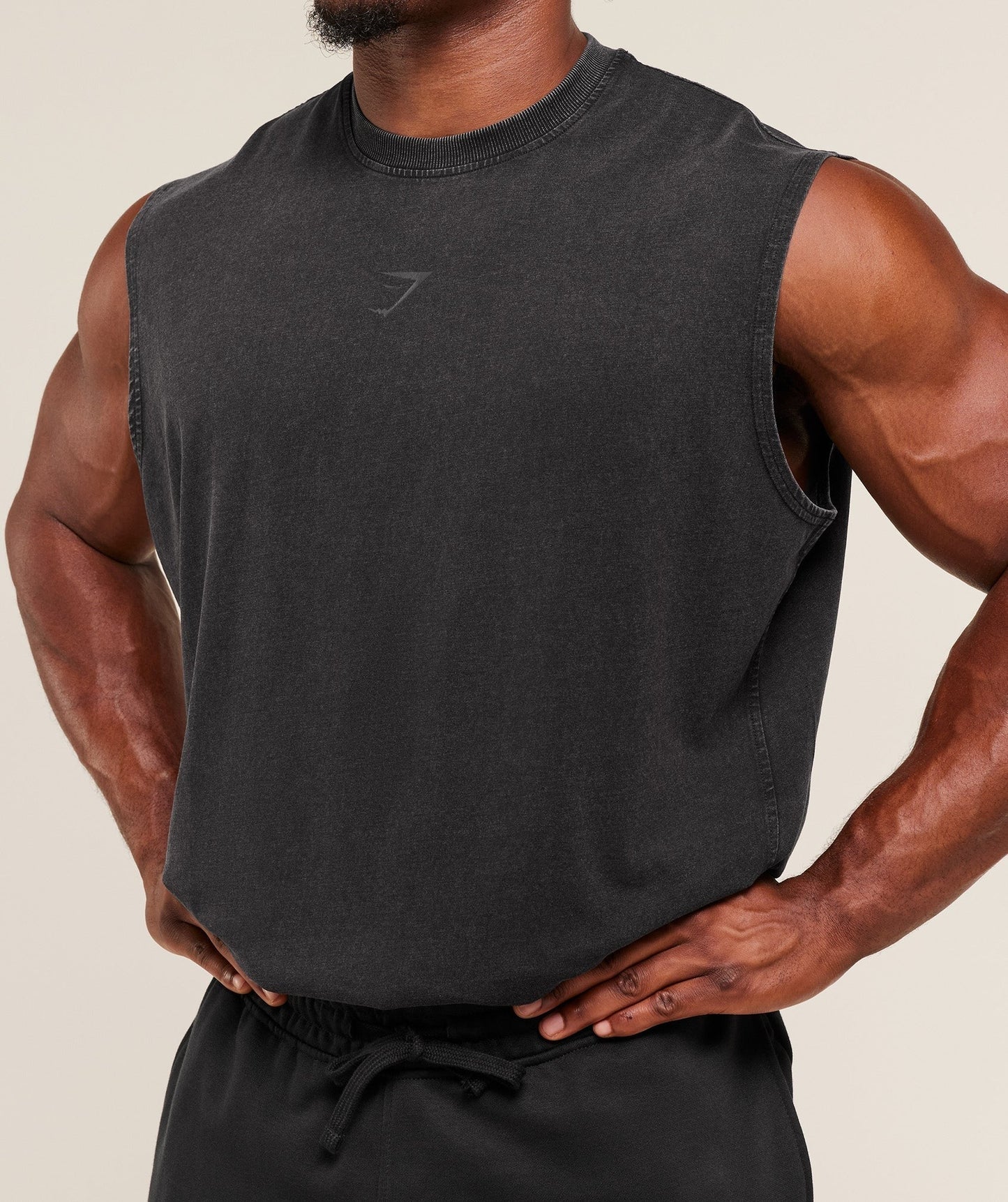 Gymshark Power Washed Tank - GS Black