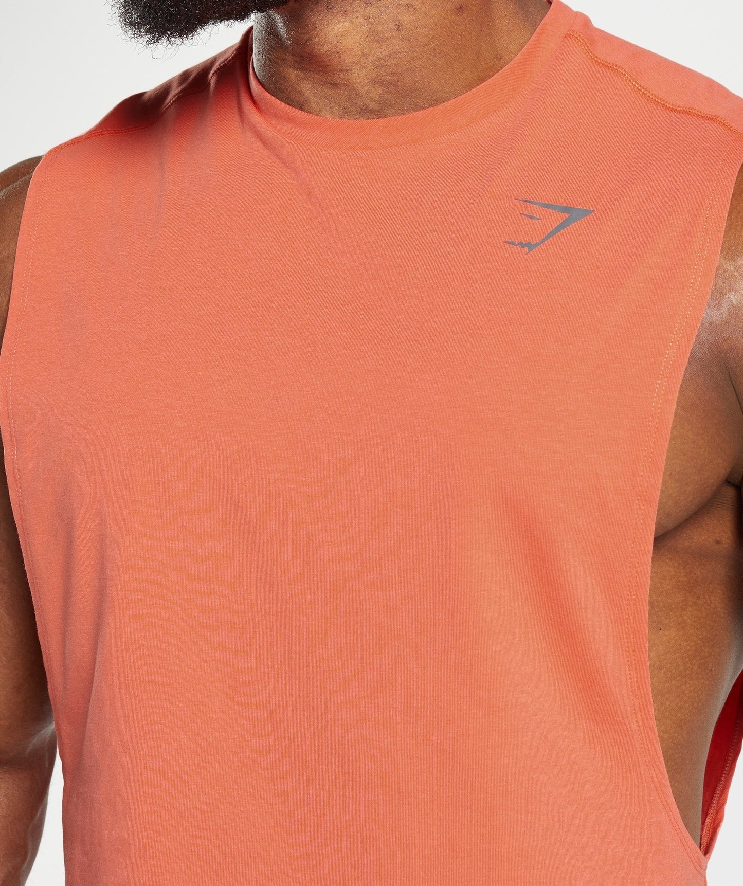 Gymshark Bold Drop Arm Tank - Aerospace Orange