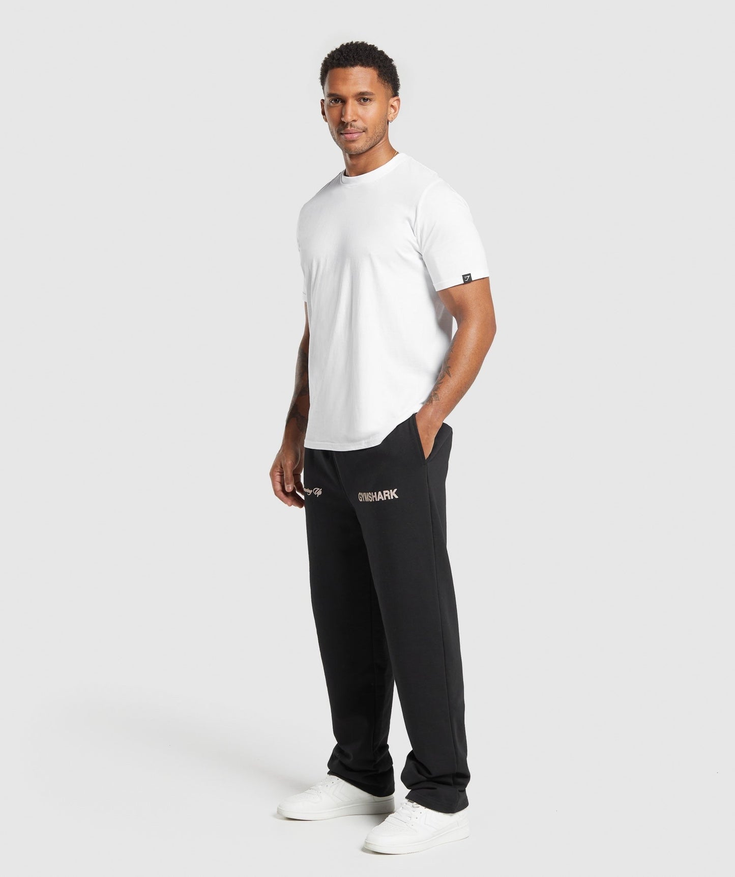 Gymshark EST 2012 Straight Leg Joggers - Black