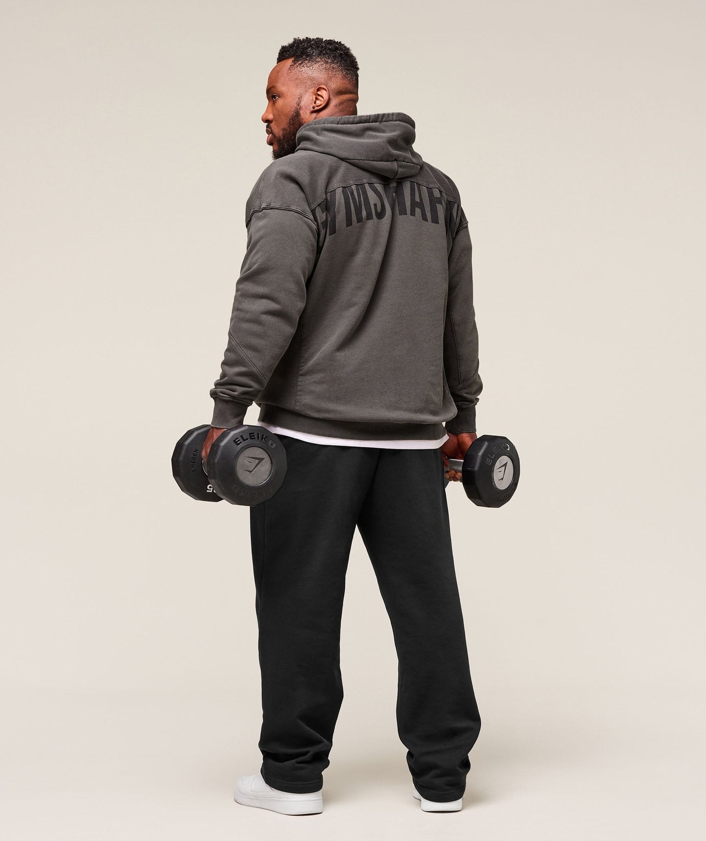 Gymshark Power Washed Hoodie - Grey