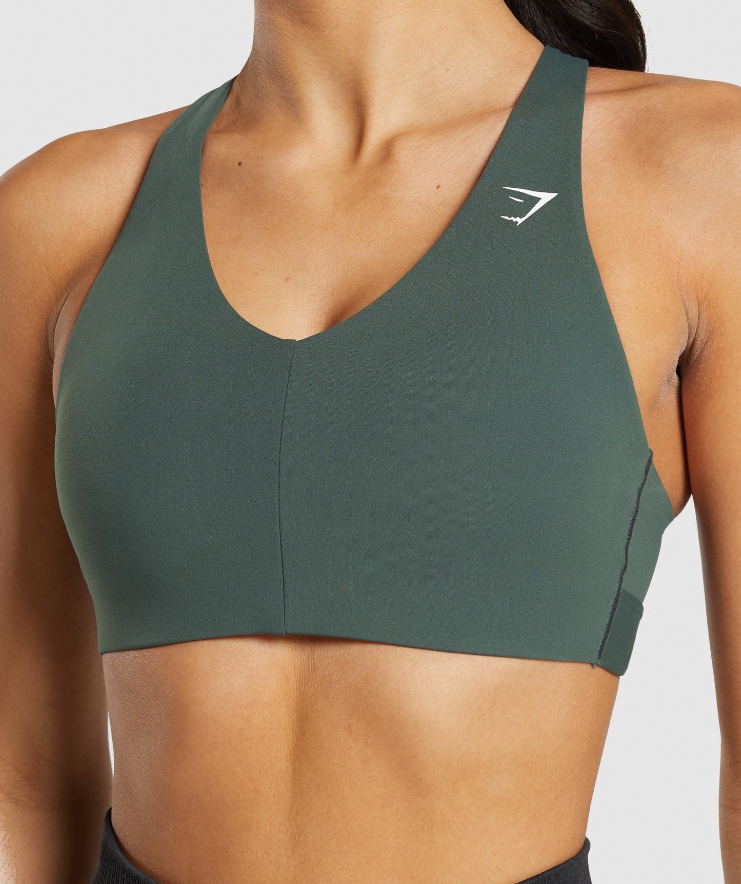 Gymshark Strappy Back Medium Support Sports Bra - Slate Teal