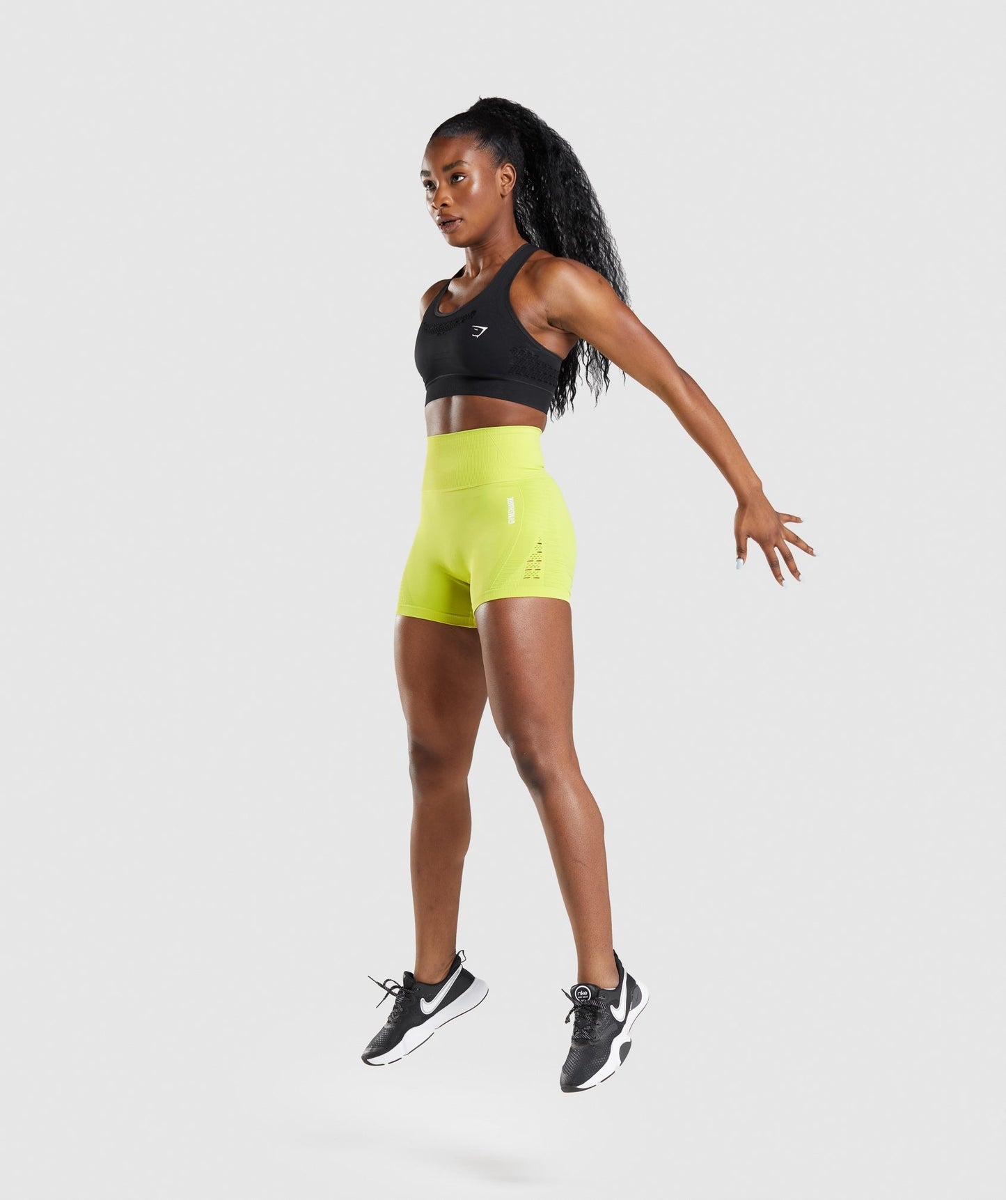 Gymshark Energy Seamless Shorts - Glitch Yellow