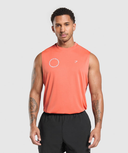 Gymshark Keep Showing Up Tank - Muted Coral