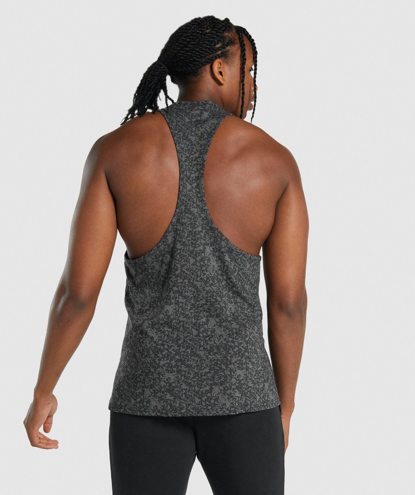 Gymshark Critical 2.0 Stringer - Charcoal Print