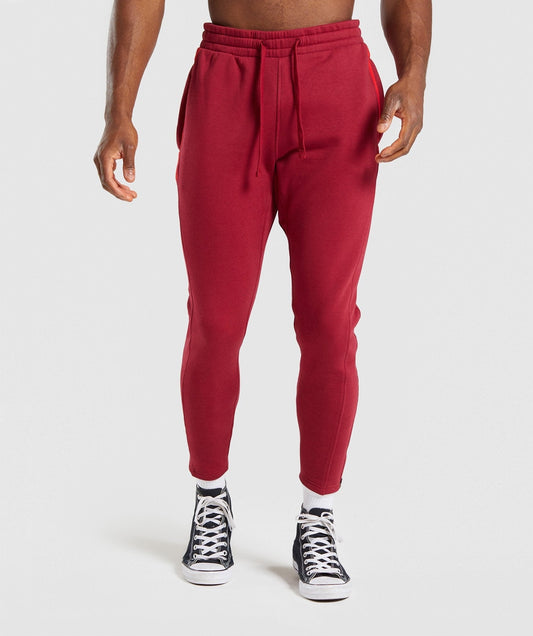 Gymshark Luxe Legacy Joggers - Burgundy